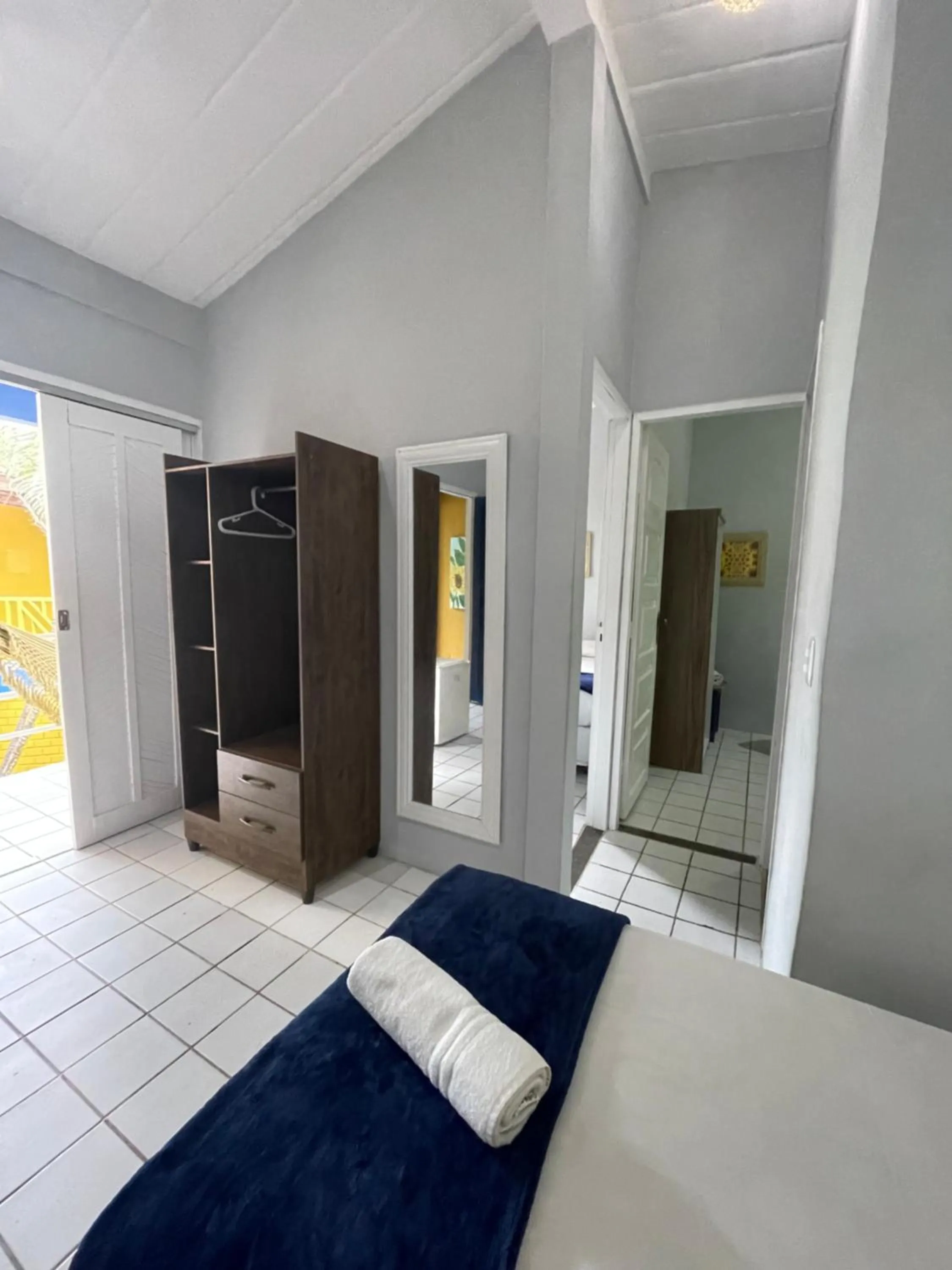 Bed in Pousada Girassol