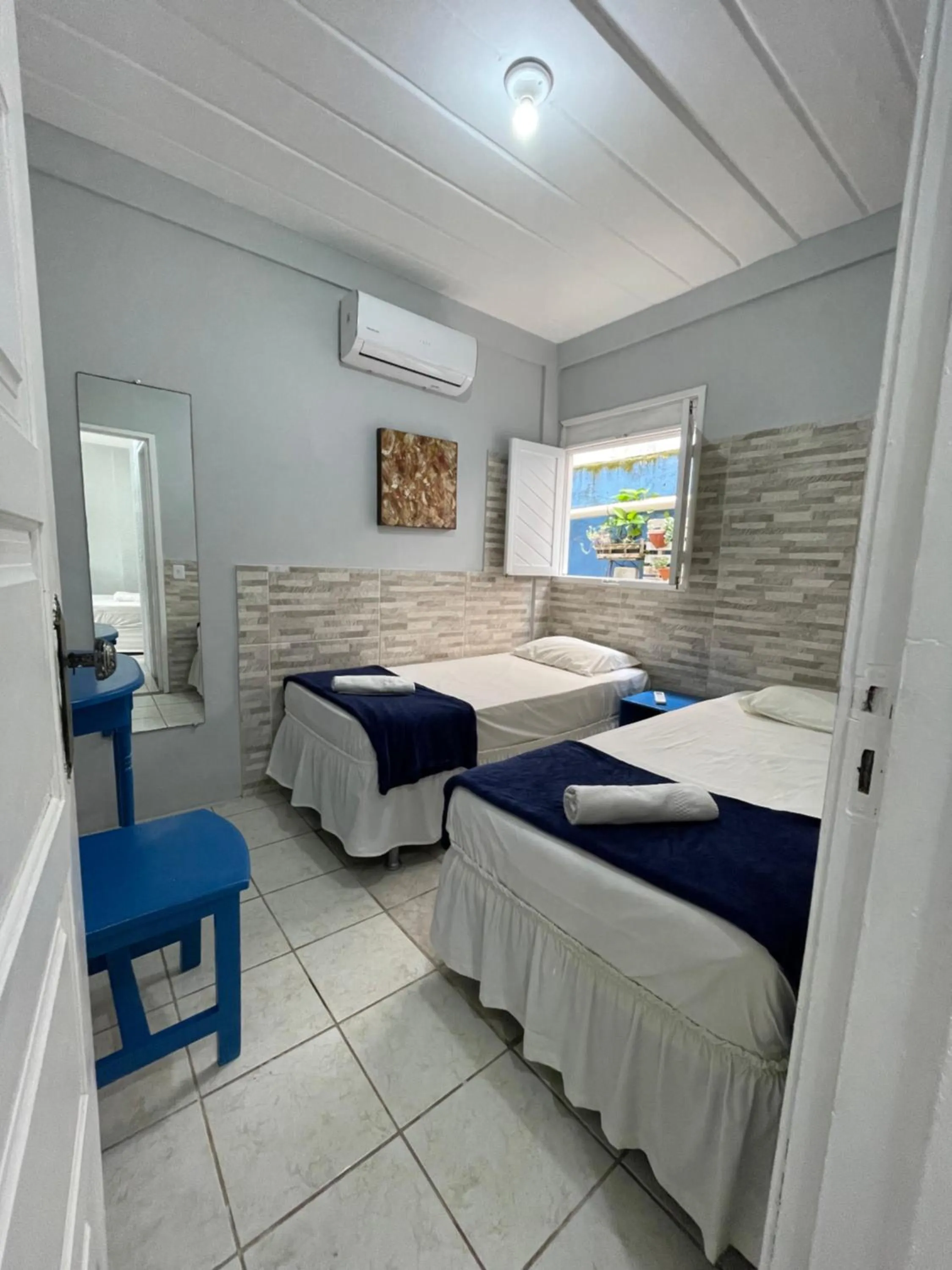 Bed in Pousada Girassol