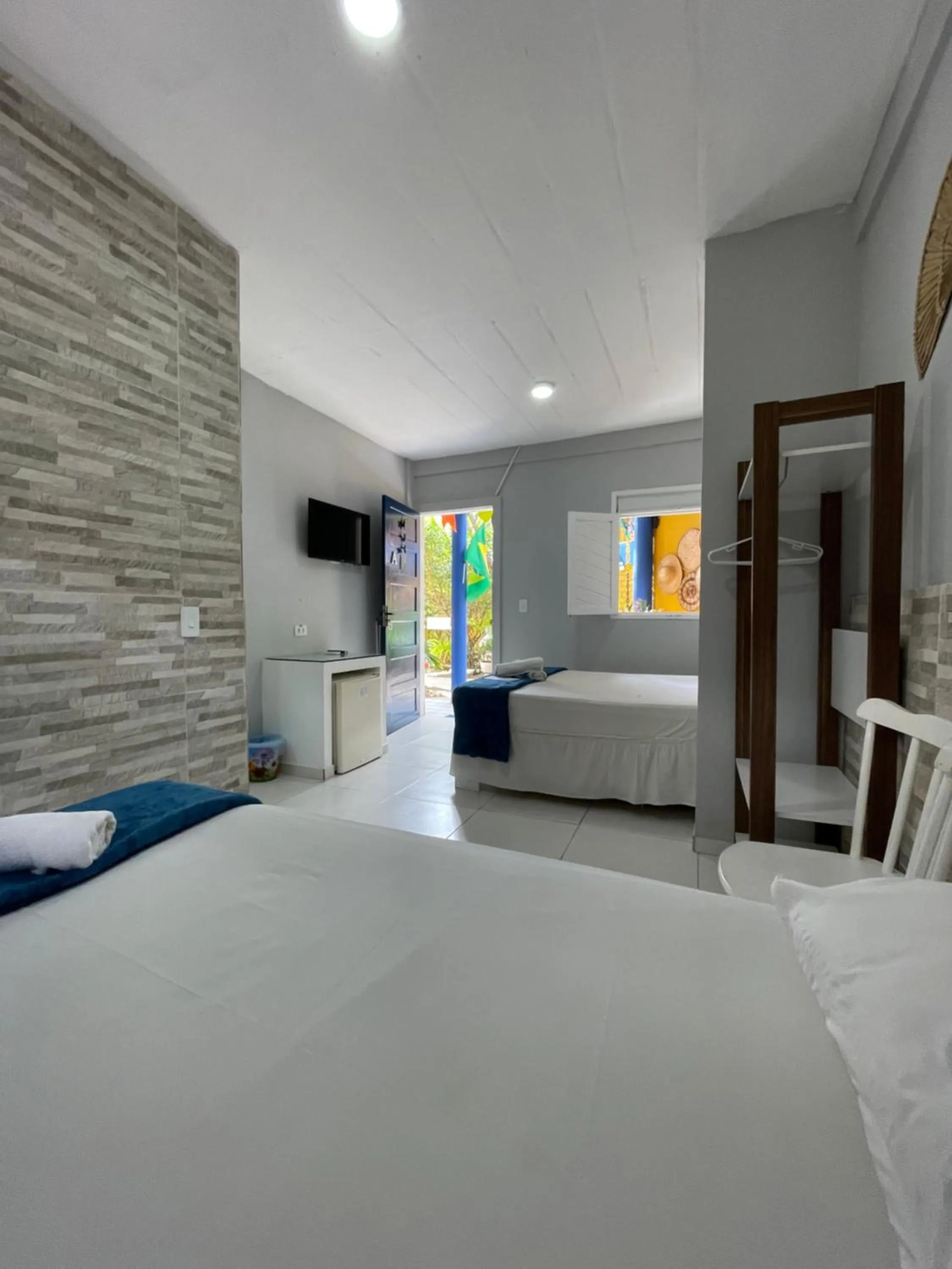 Bed in Pousada Girassol