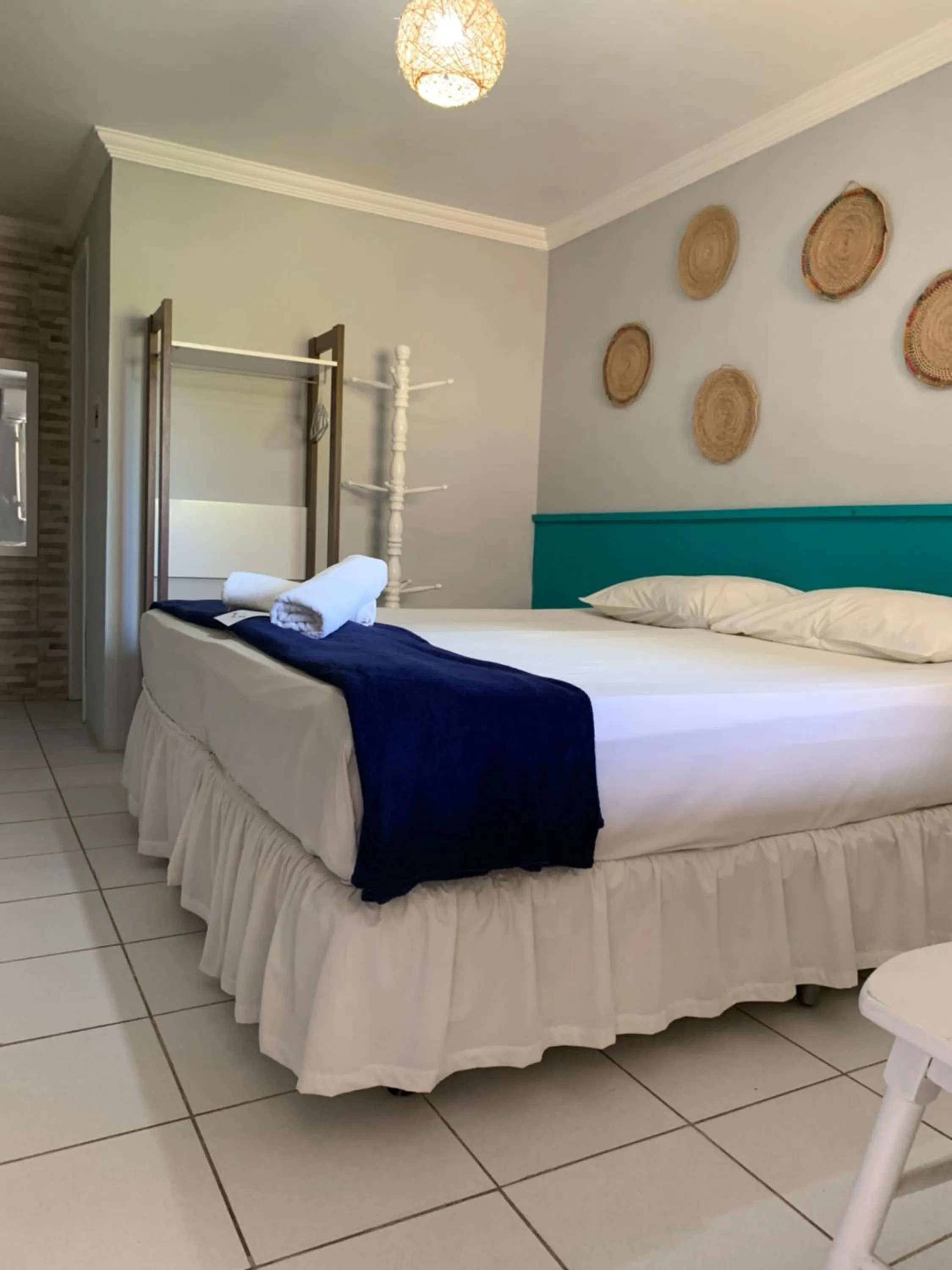 Bed in Pousada Girassol