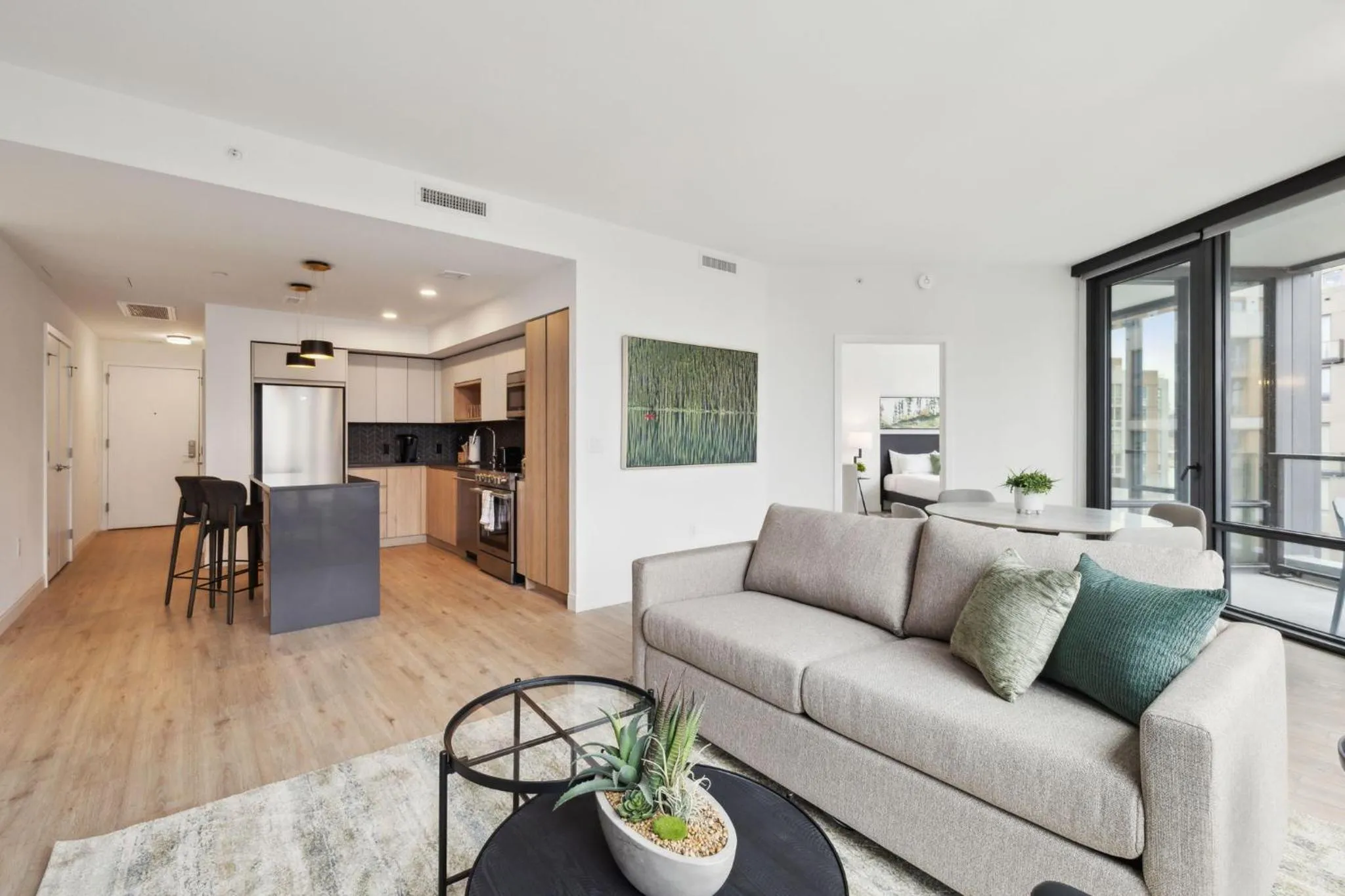 Living room in Placemakr Buzzard Point