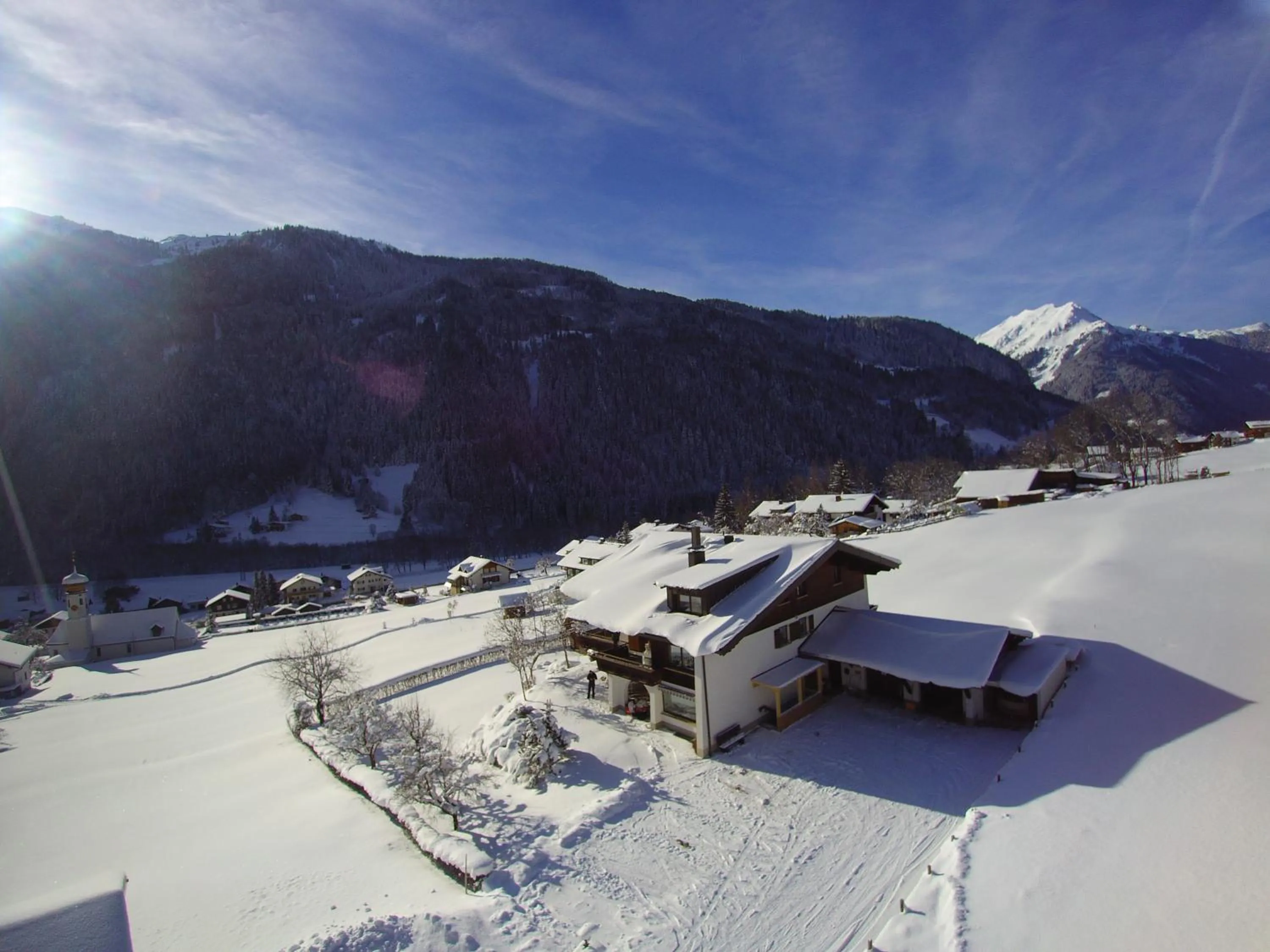 Bird's eye view in Sonnenhang Montafon