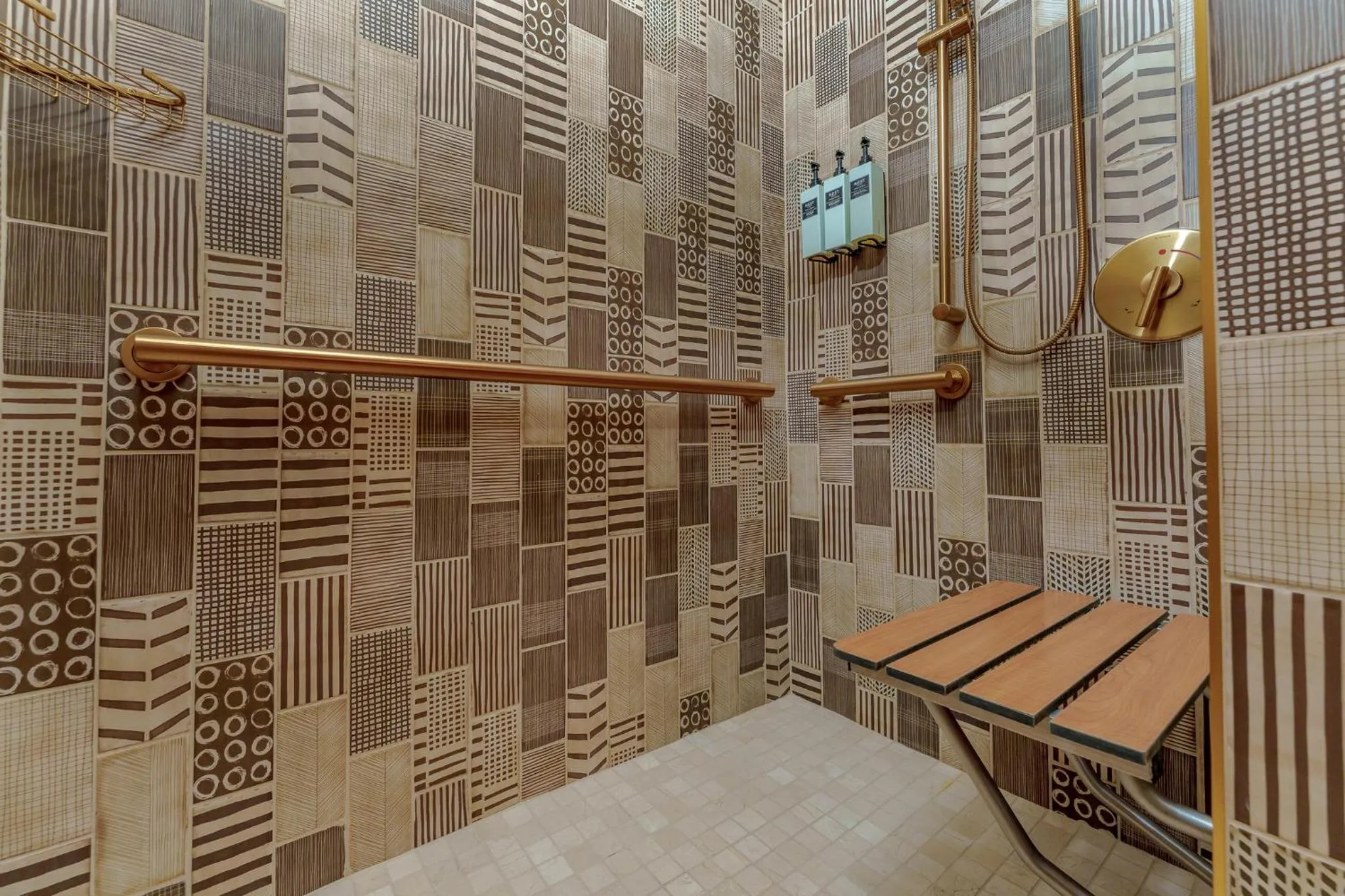 Shower in Masquerade Tower at Rio Hotel & Casino