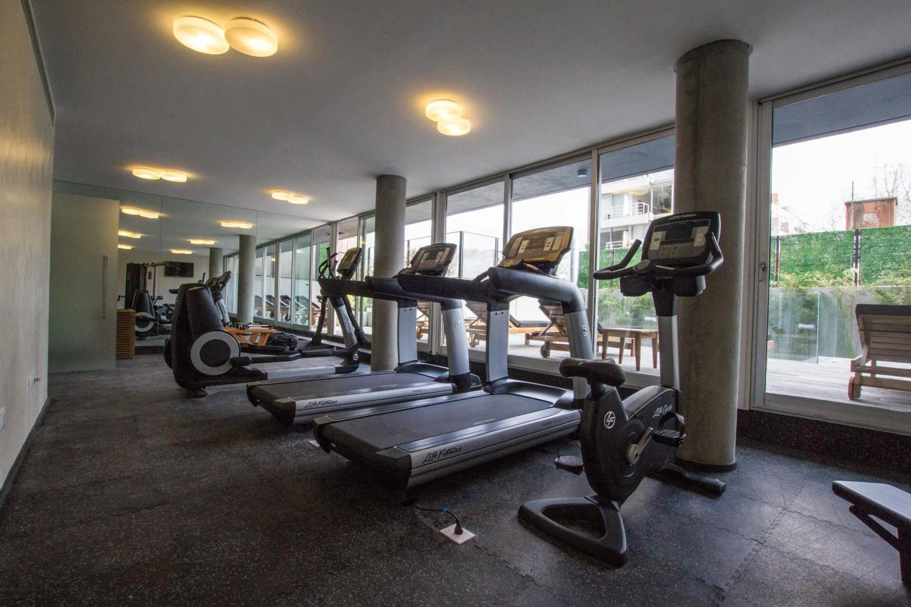Fitness centre/facilities in CasaSur Palermo Hotel