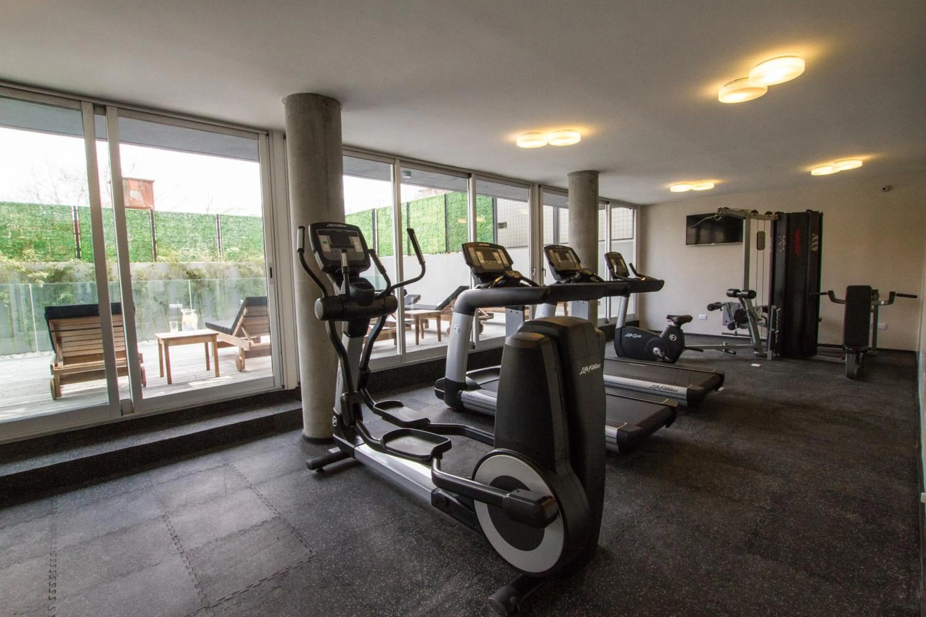 Fitness centre/facilities in CasaSur Palermo Hotel