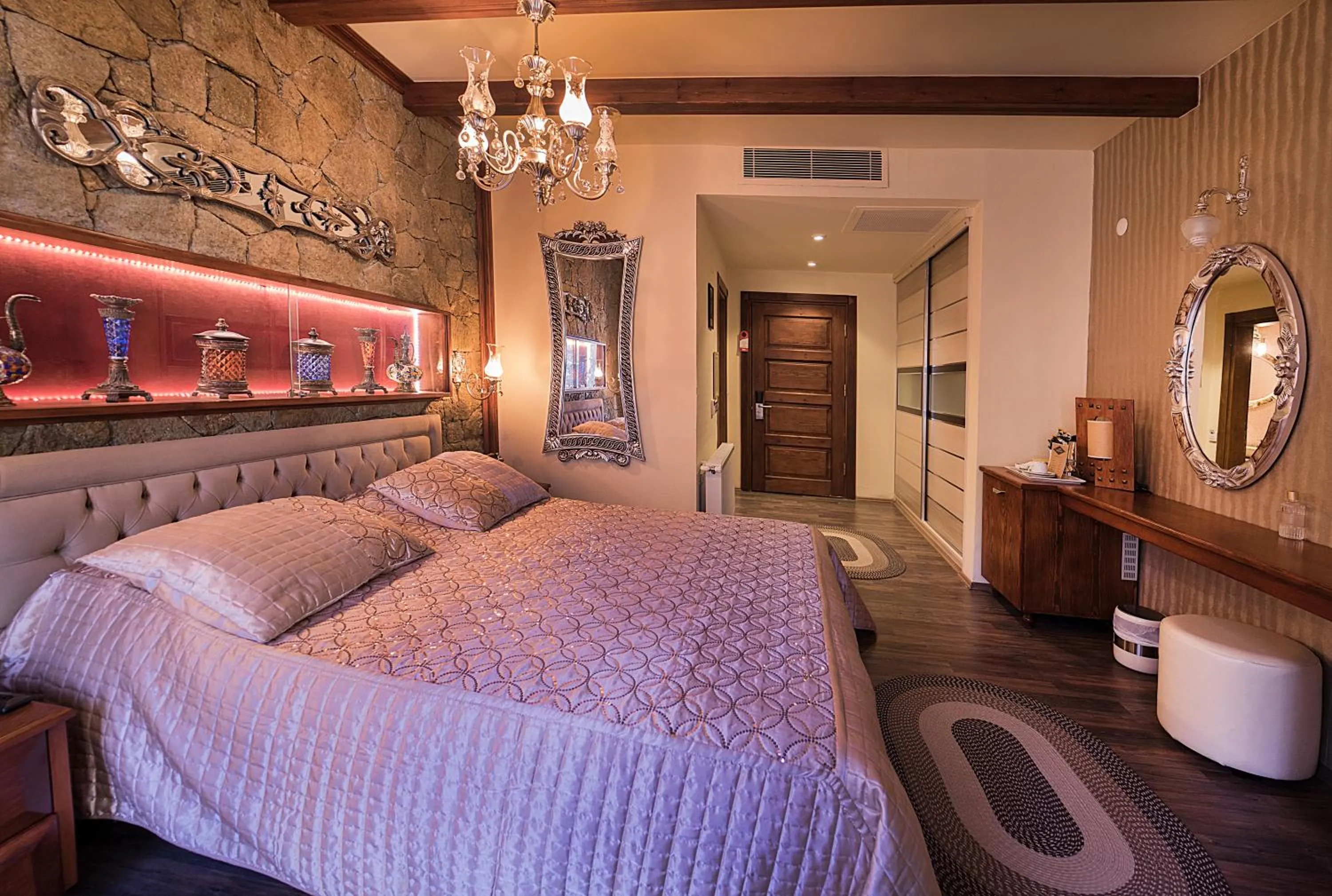 Bed in Kazdaglari Karye Müze Hotel