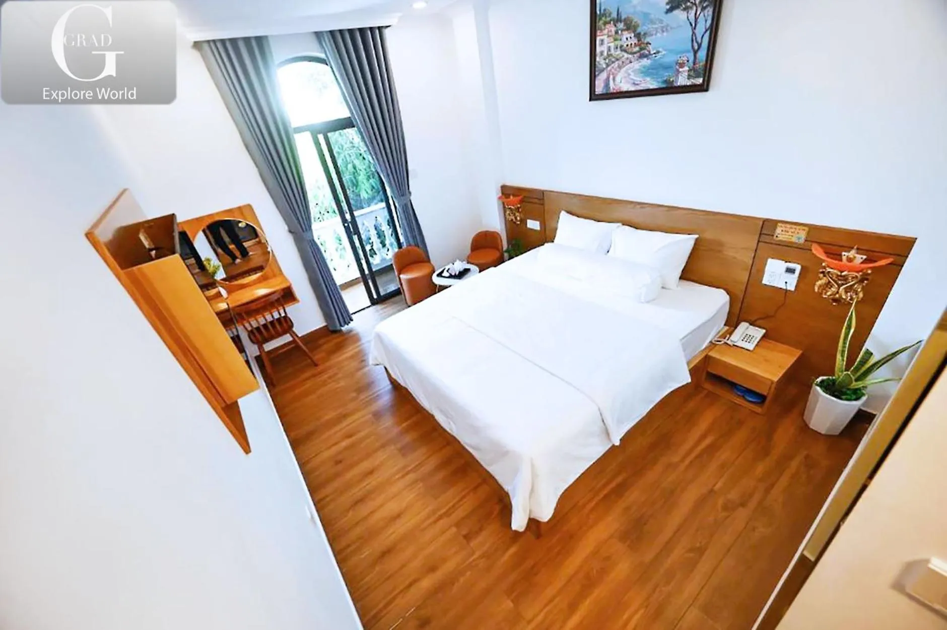 Bed in Ly Ly Hotel 2