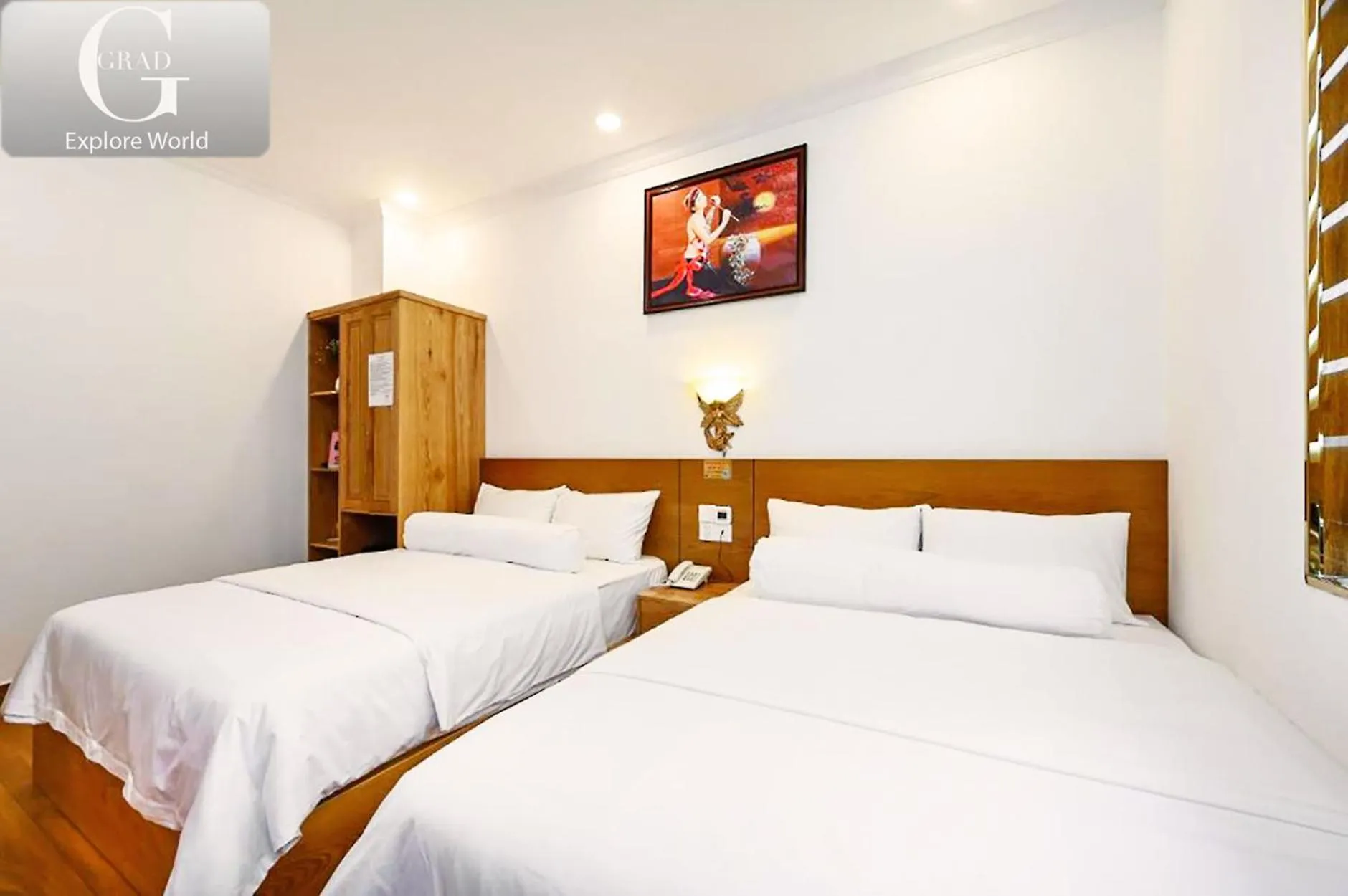 Bed in Ly Ly Hotel 2