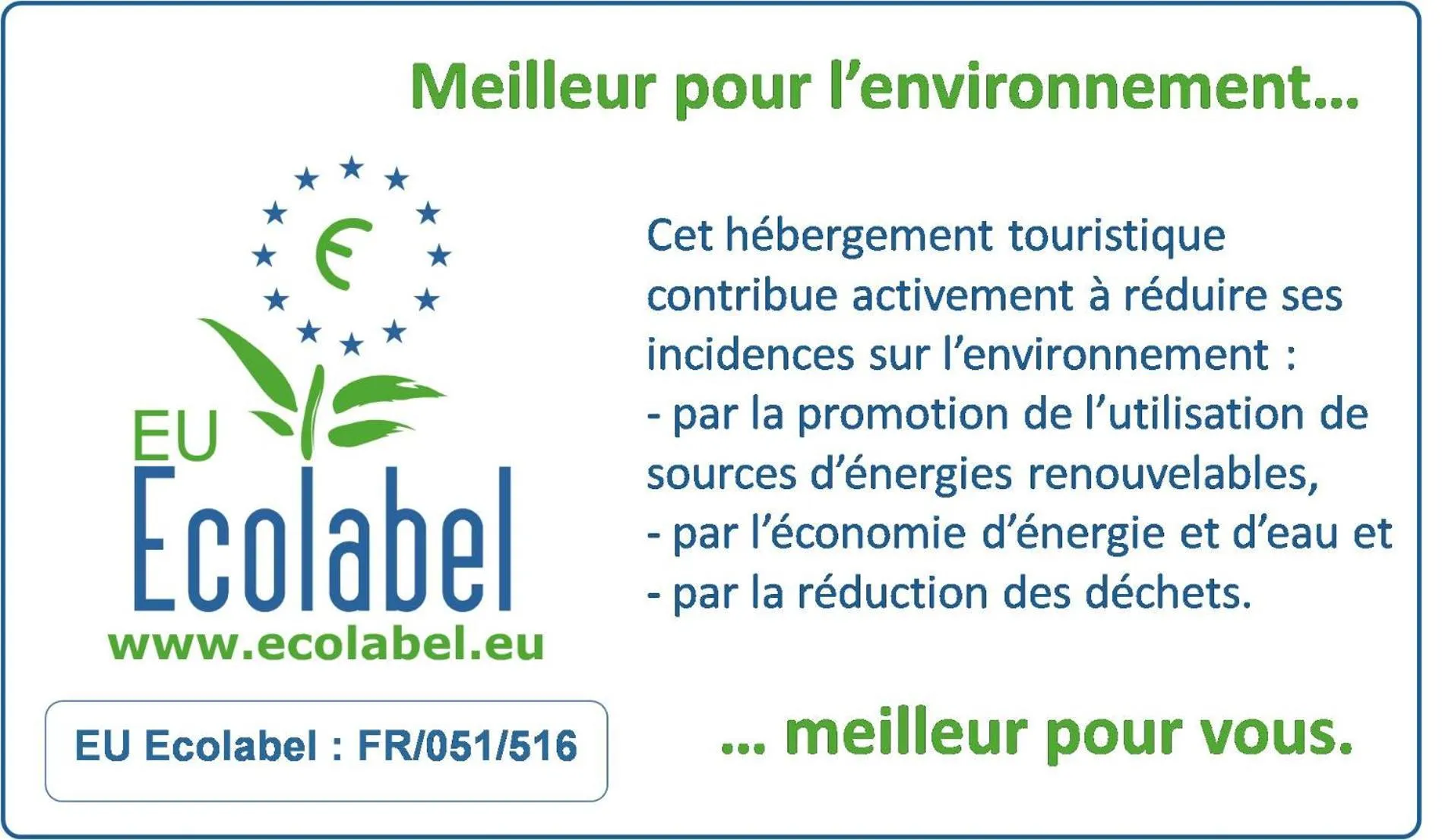 Logo/Certificate/Sign in Le Refuge Orezza