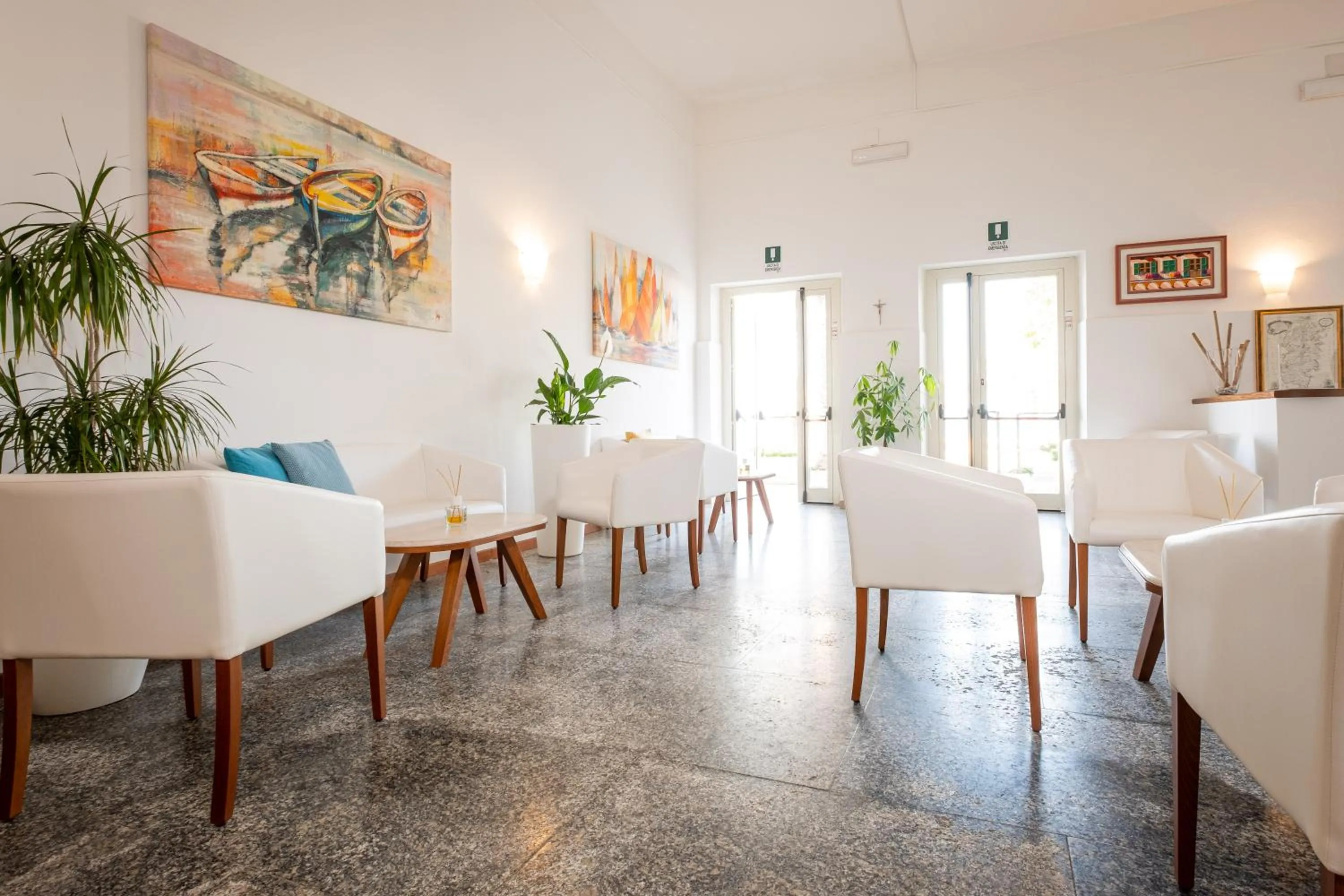 Lobby or reception in Hotel Il Gabbiano