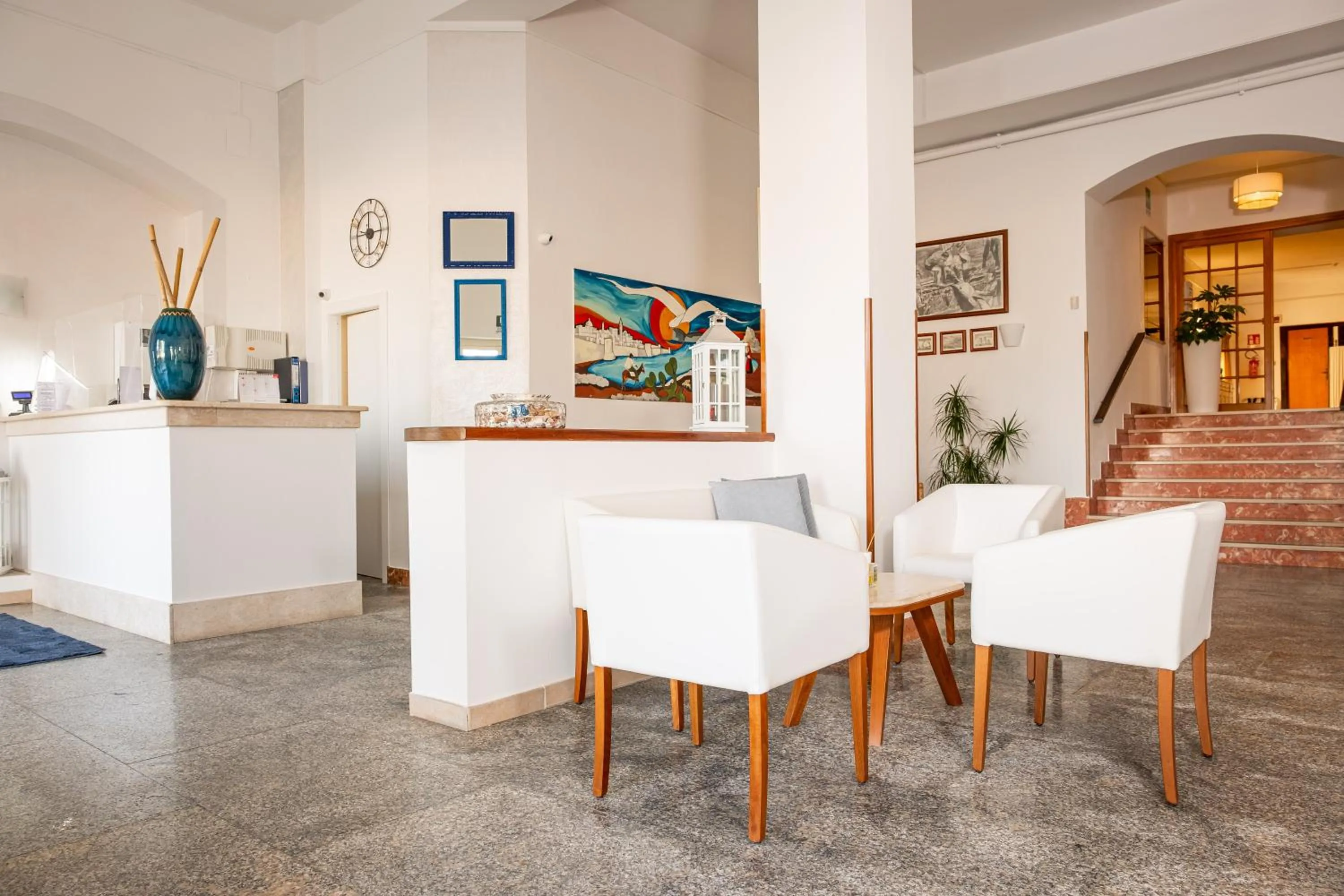 Lobby or reception in Hotel Il Gabbiano