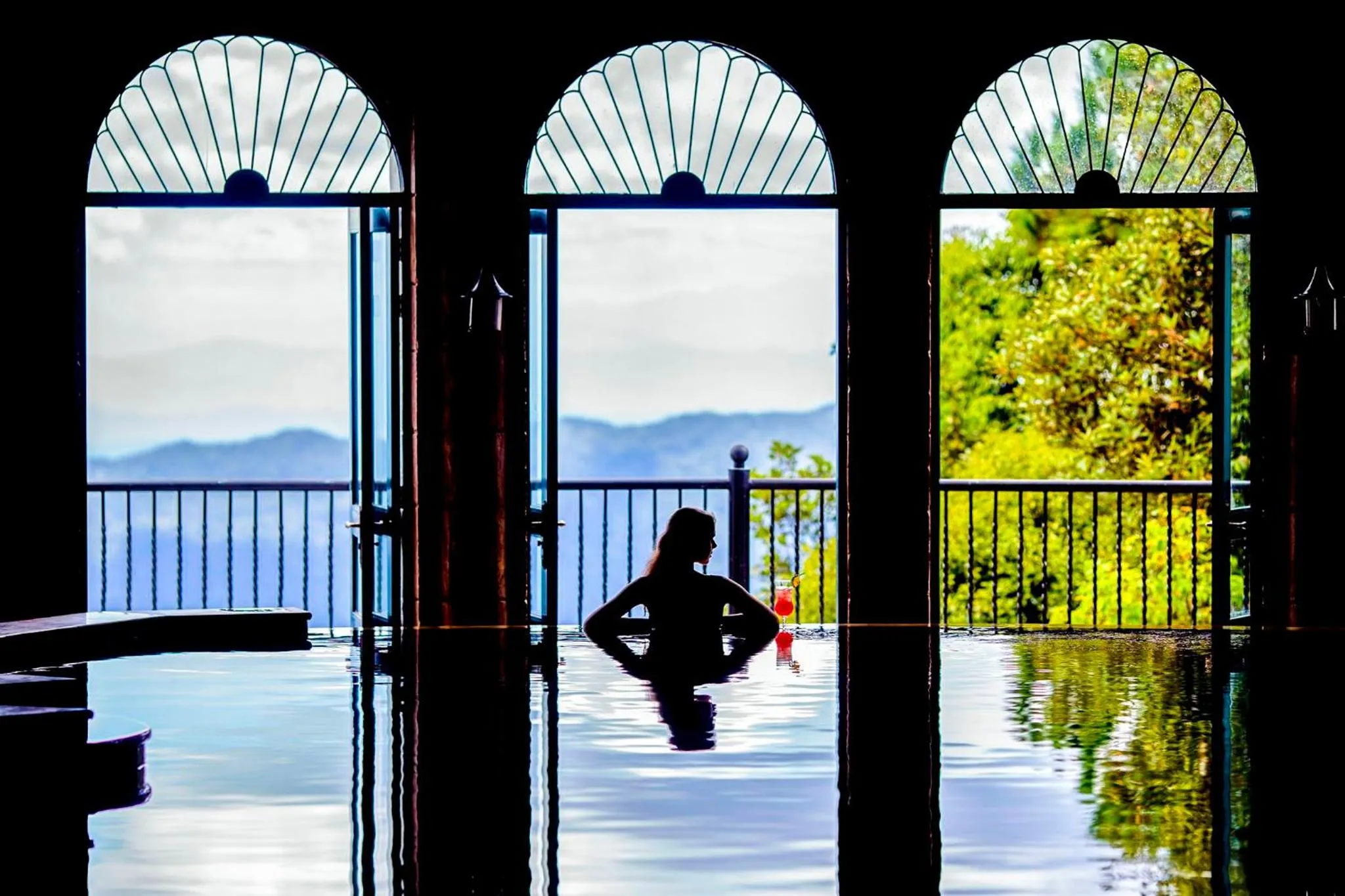 Pool view in Mercure Danang French Village Bana Hills