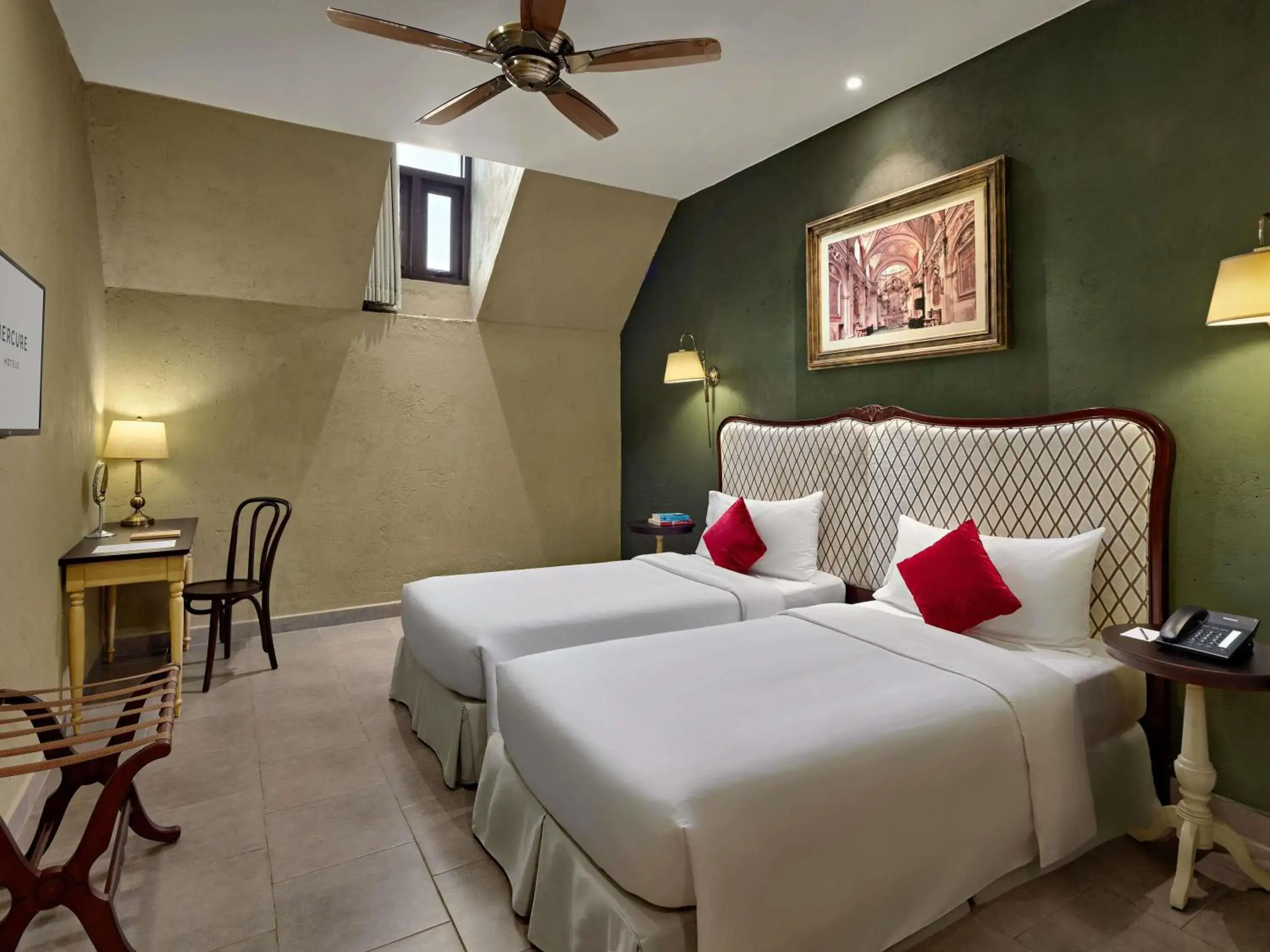 Attic Twin Room - No View in Mercure Danang French Village Bana Hills Attic Twin Room - No View in Mercure Danang French Village Bana Hills