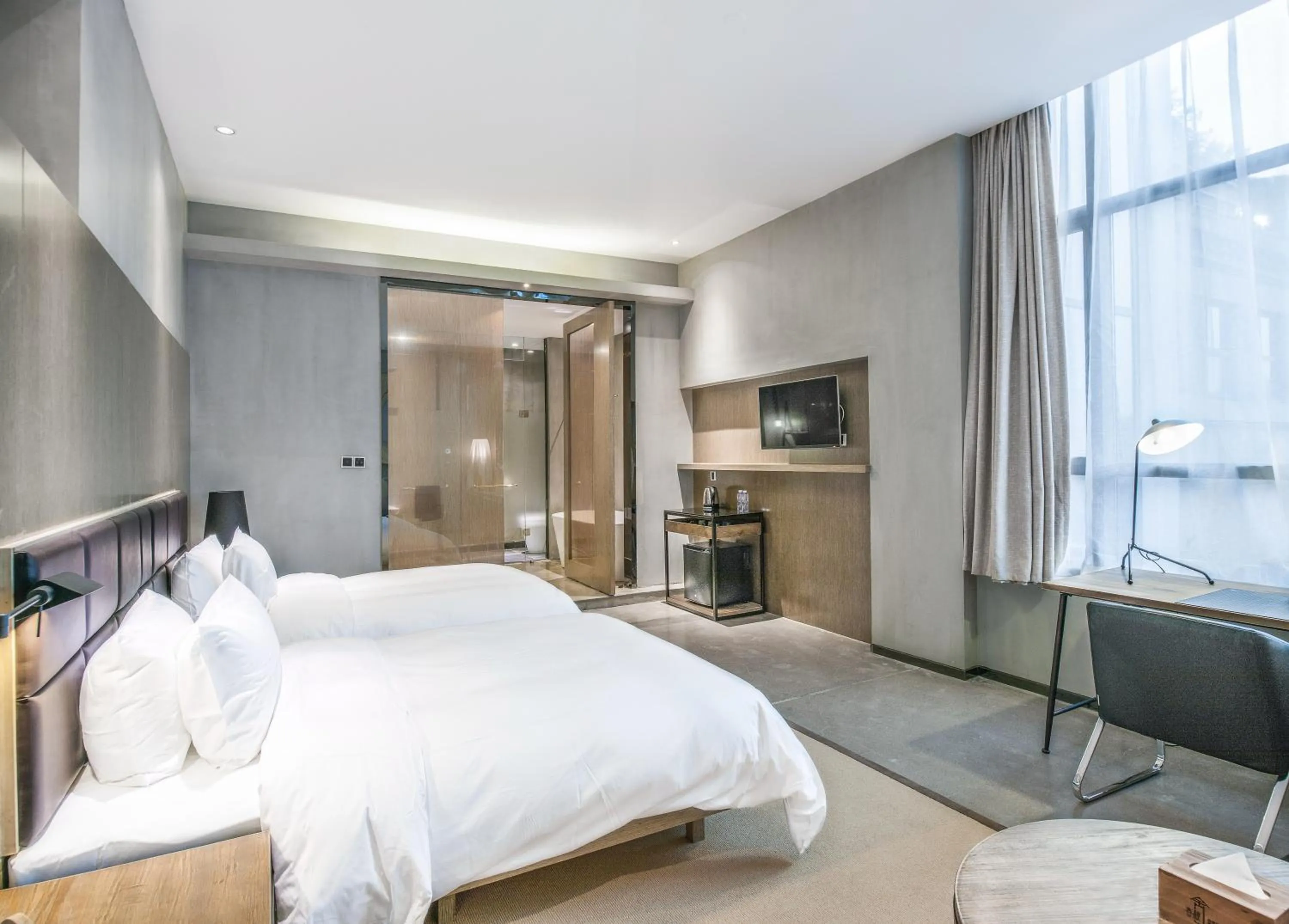 bunk bed, Bed in Time Tunnel Designer Hotel Xi'an