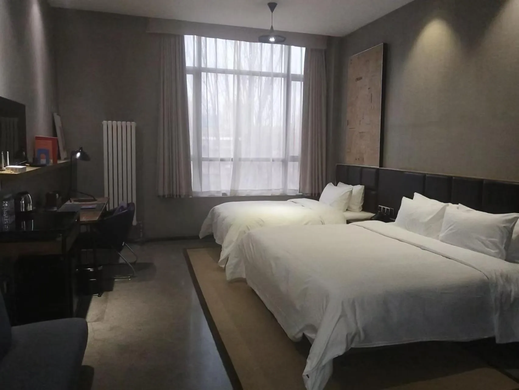 Photo of the whole room, Bed in Time Tunnel Designer Hotel Xi'an