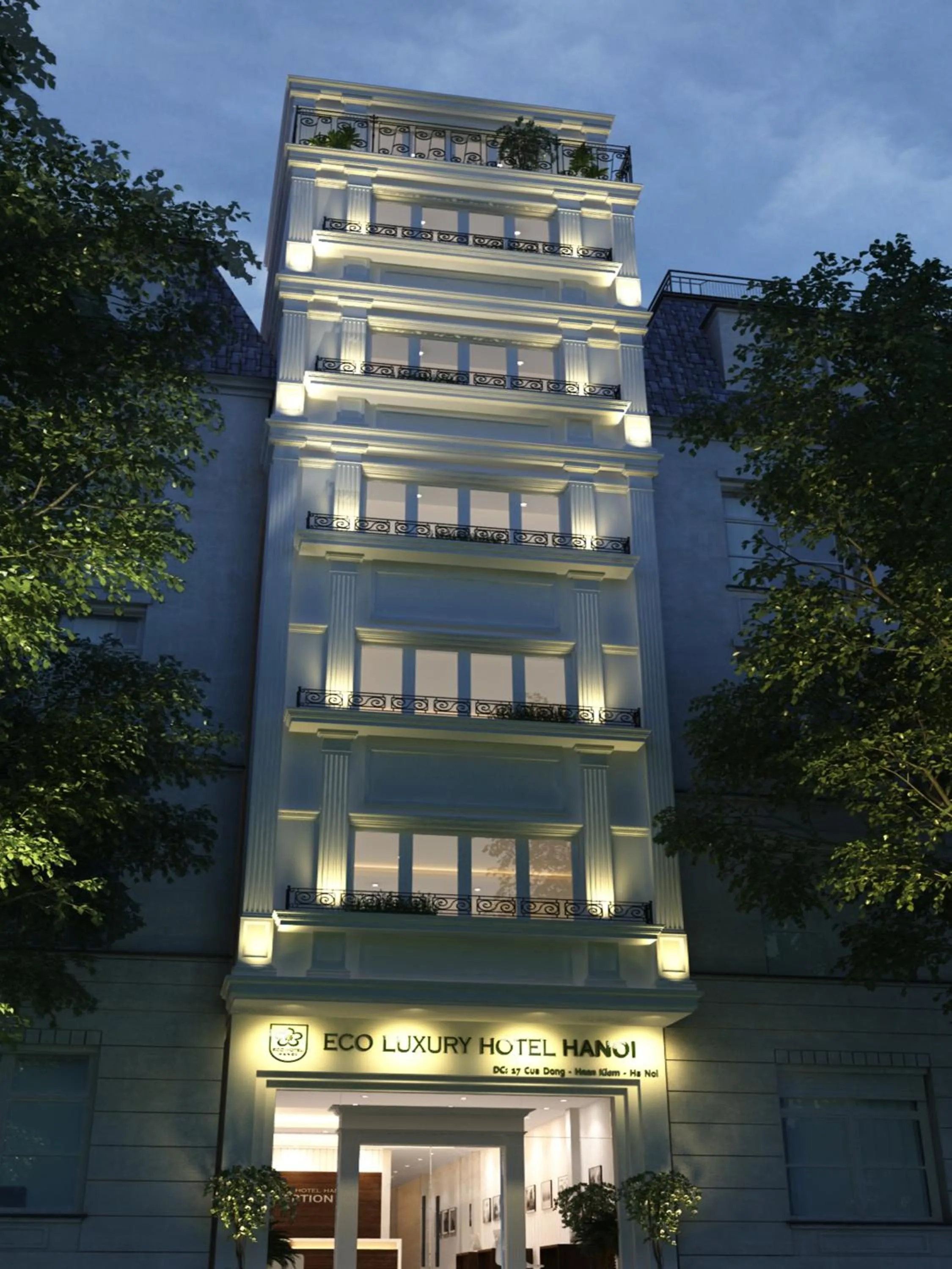 Property building in Eco Luxury Hotel Hanoi