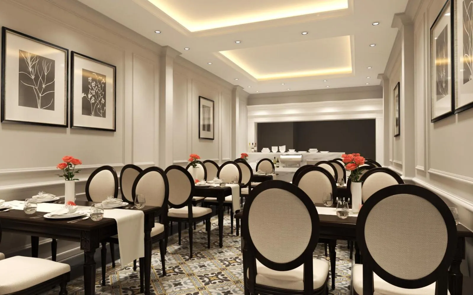 Dining area in Eco Luxury Hotel Hanoi