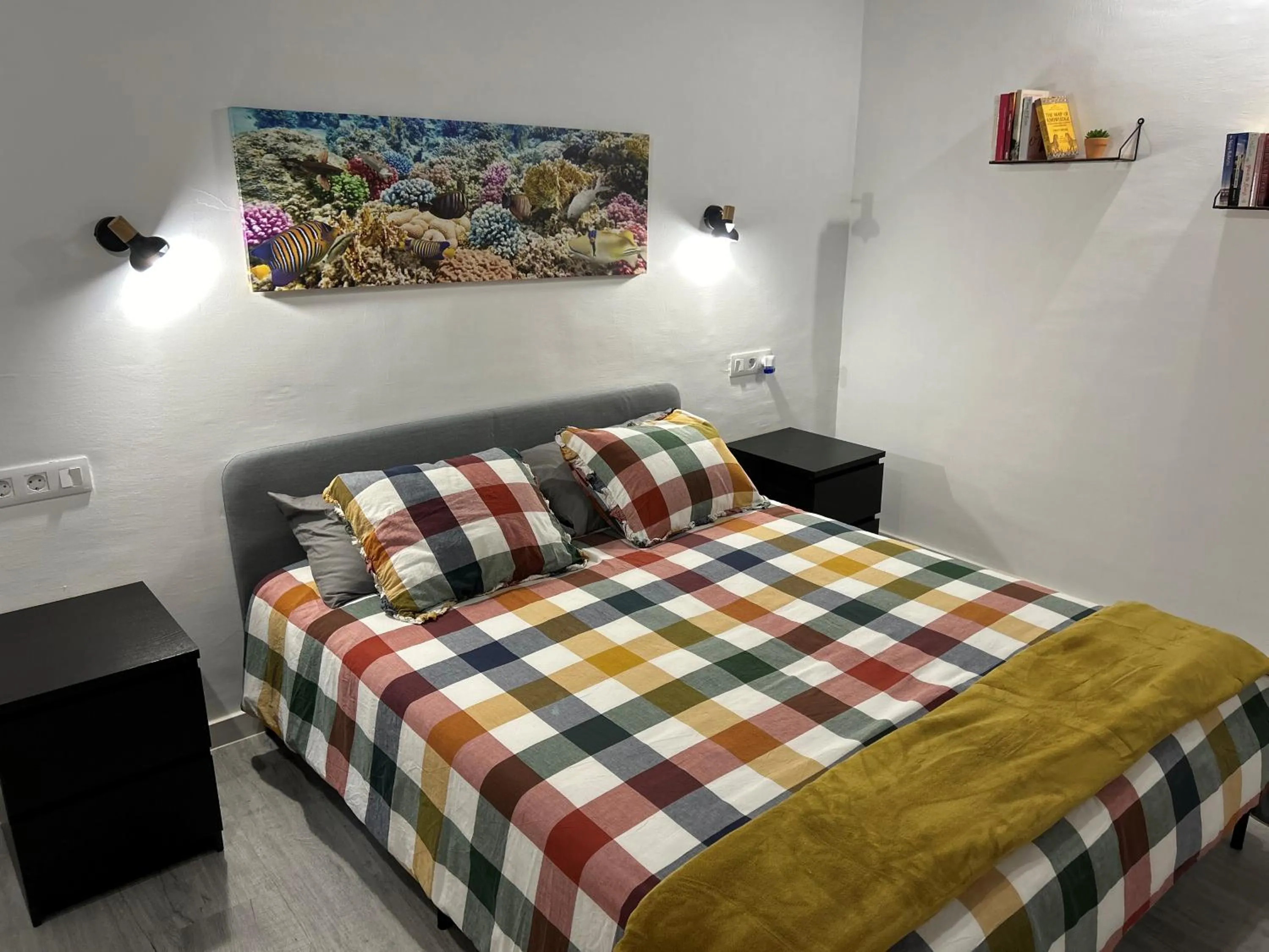 Bed in Hotel Rural Restaurante Mahoh