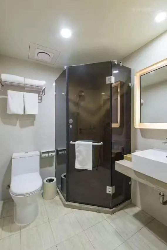 Toilet in Ji Hotel Shanghai The Bund Shandong Middle Road