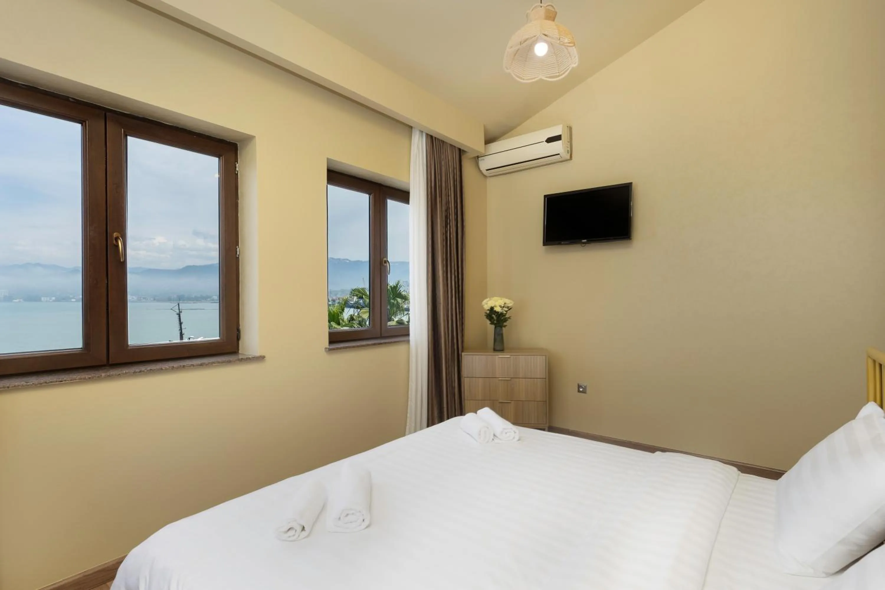 Bed in Acord Hotel & Balcony