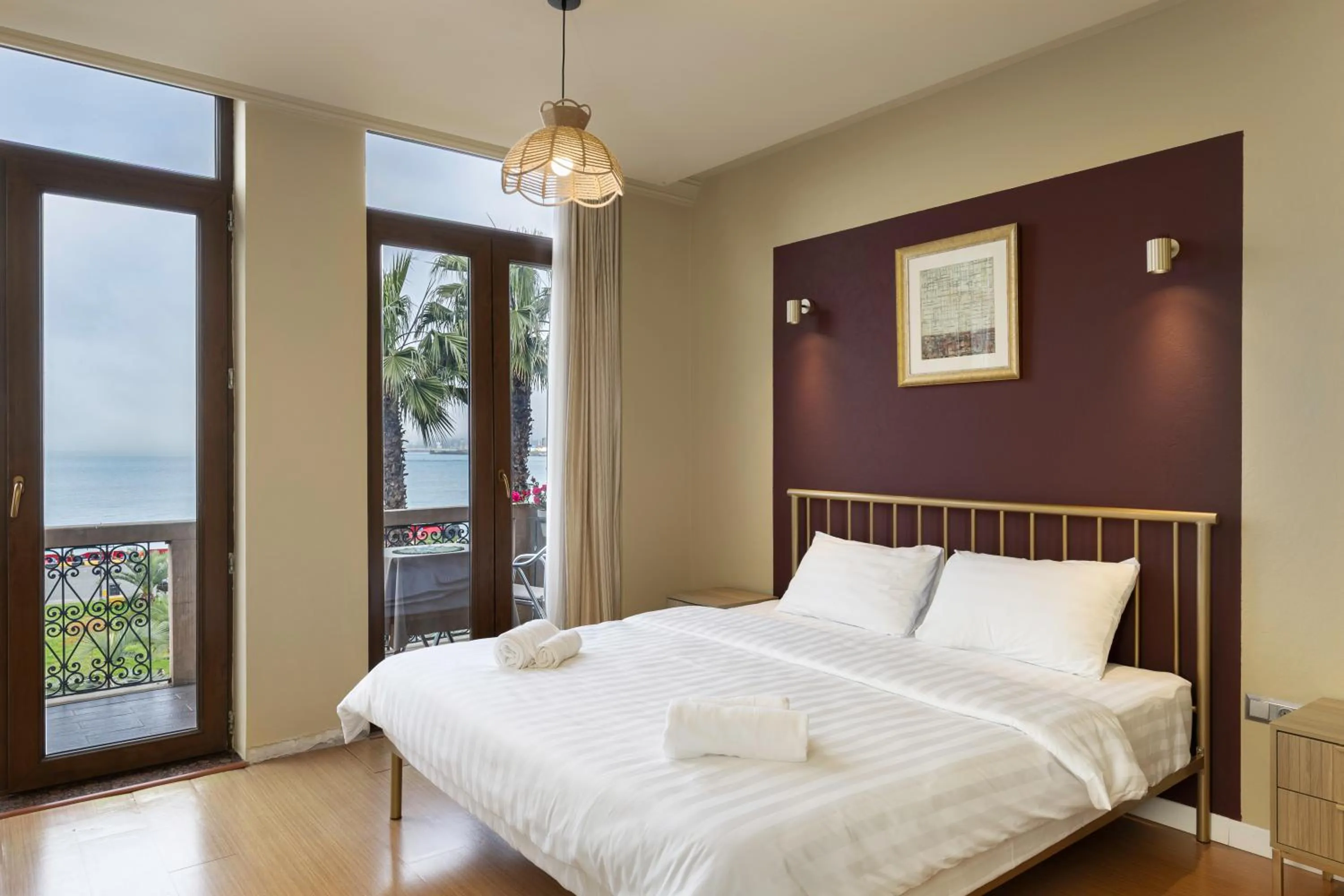 Bed in Acord Hotel & Balcony