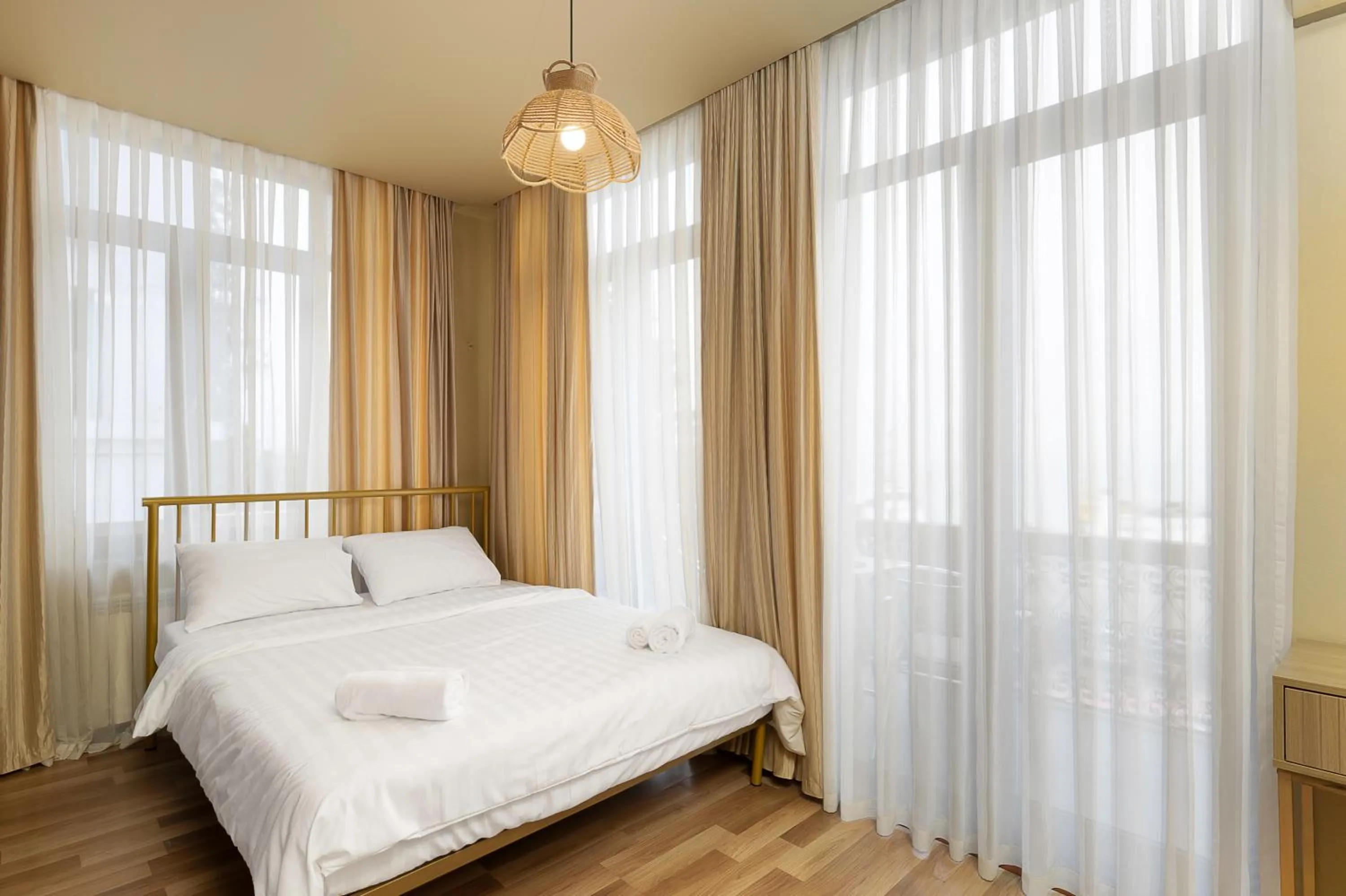 Bed in Acord Hotel & Balcony