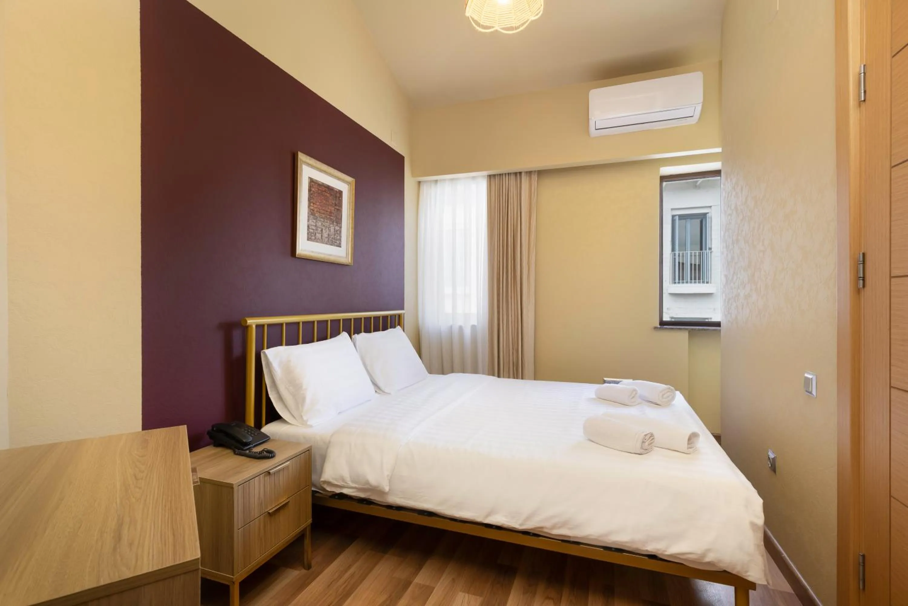 Bedroom, Bed in Acord Hotel & Balcony