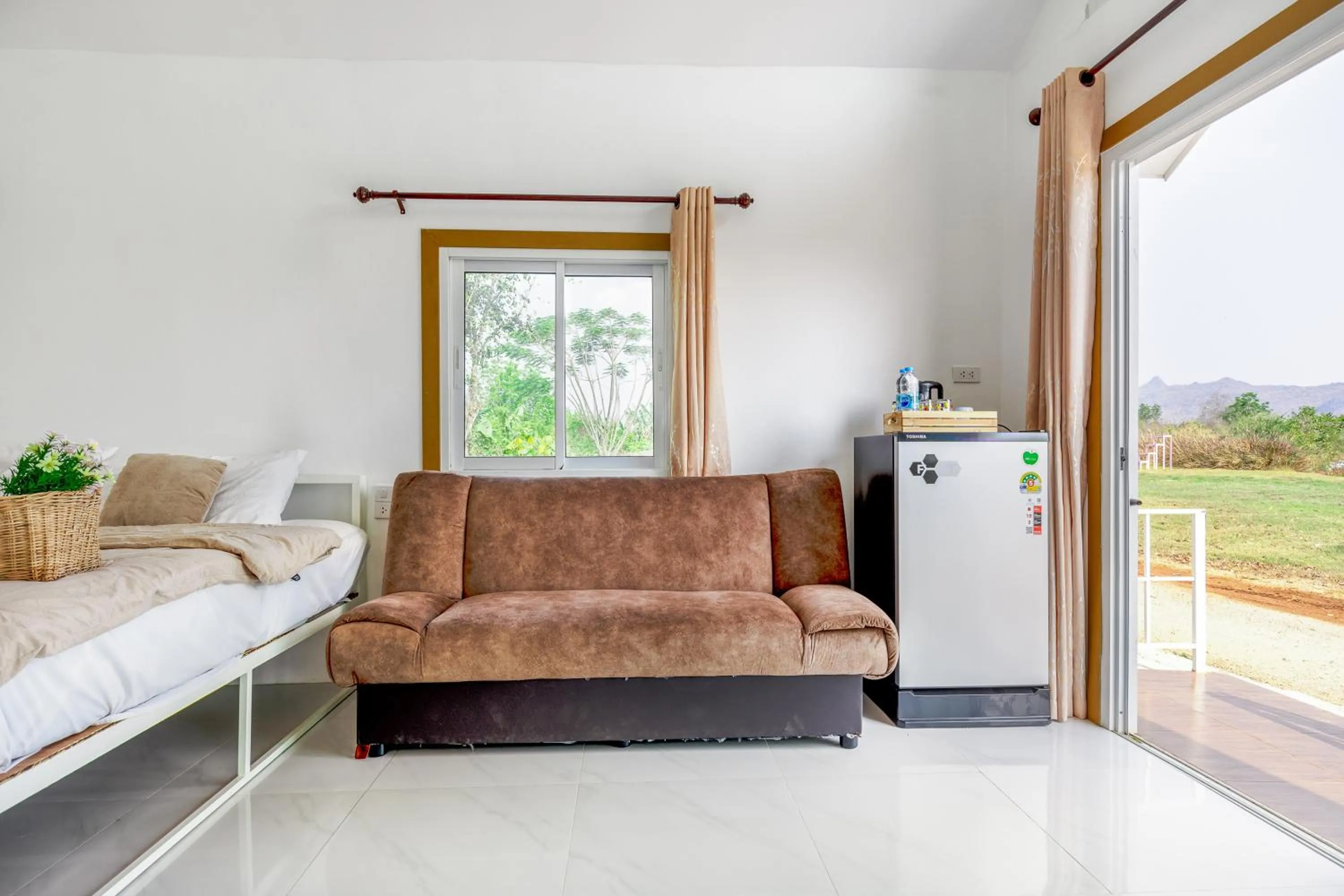 Living room in Narucha Farmstay