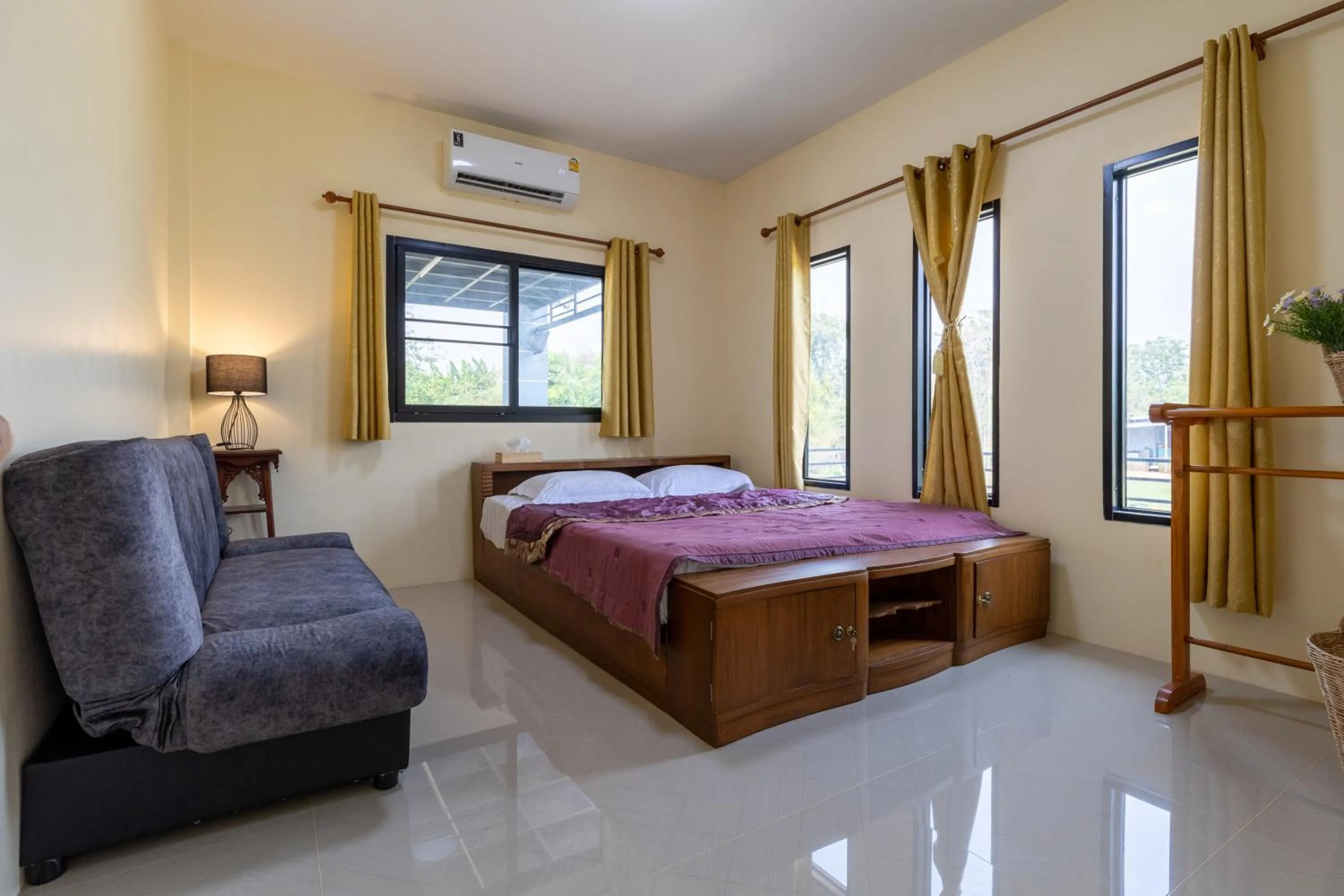 Bed in Narucha Farmstay