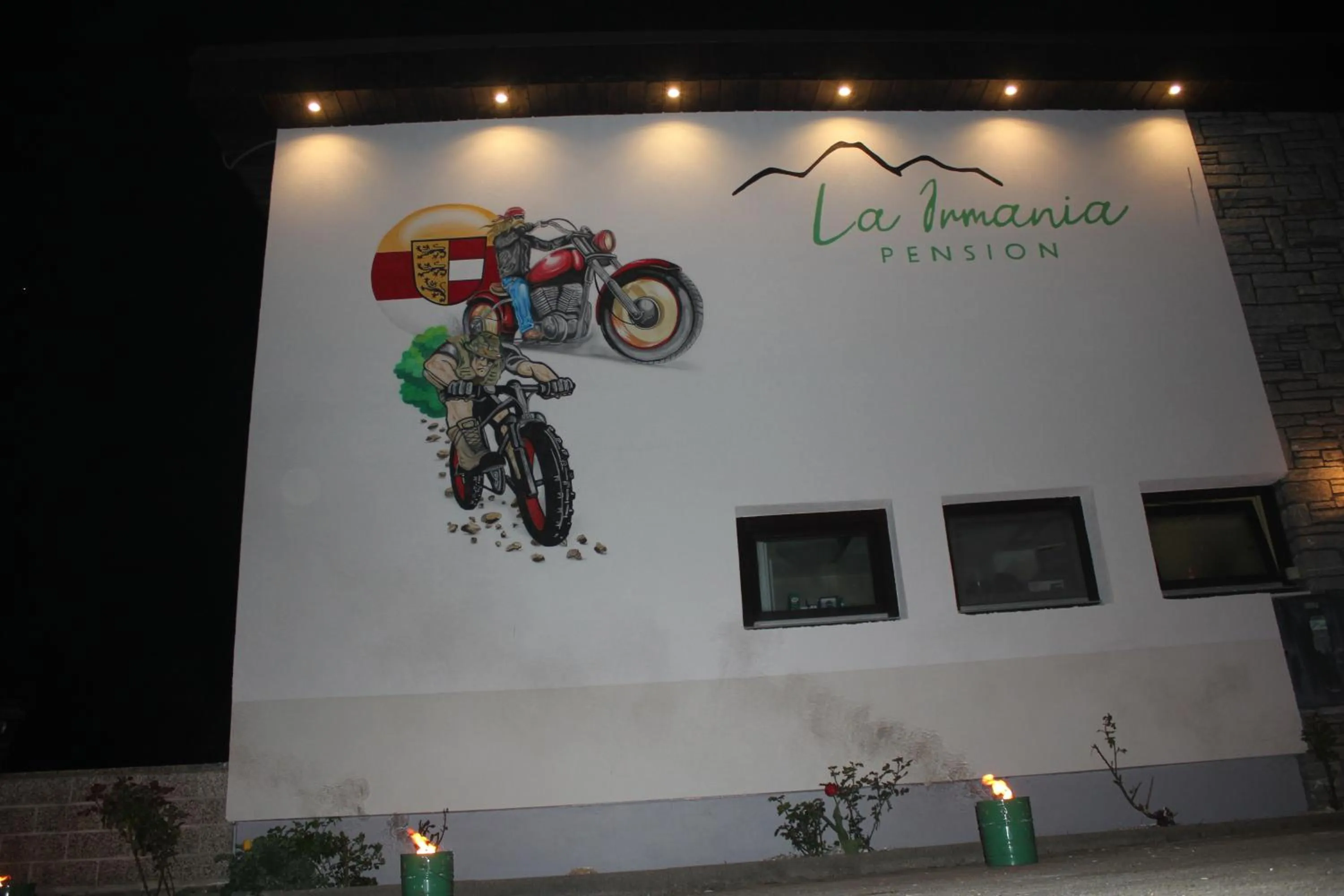 Facade/entrance in La Irmania Pension