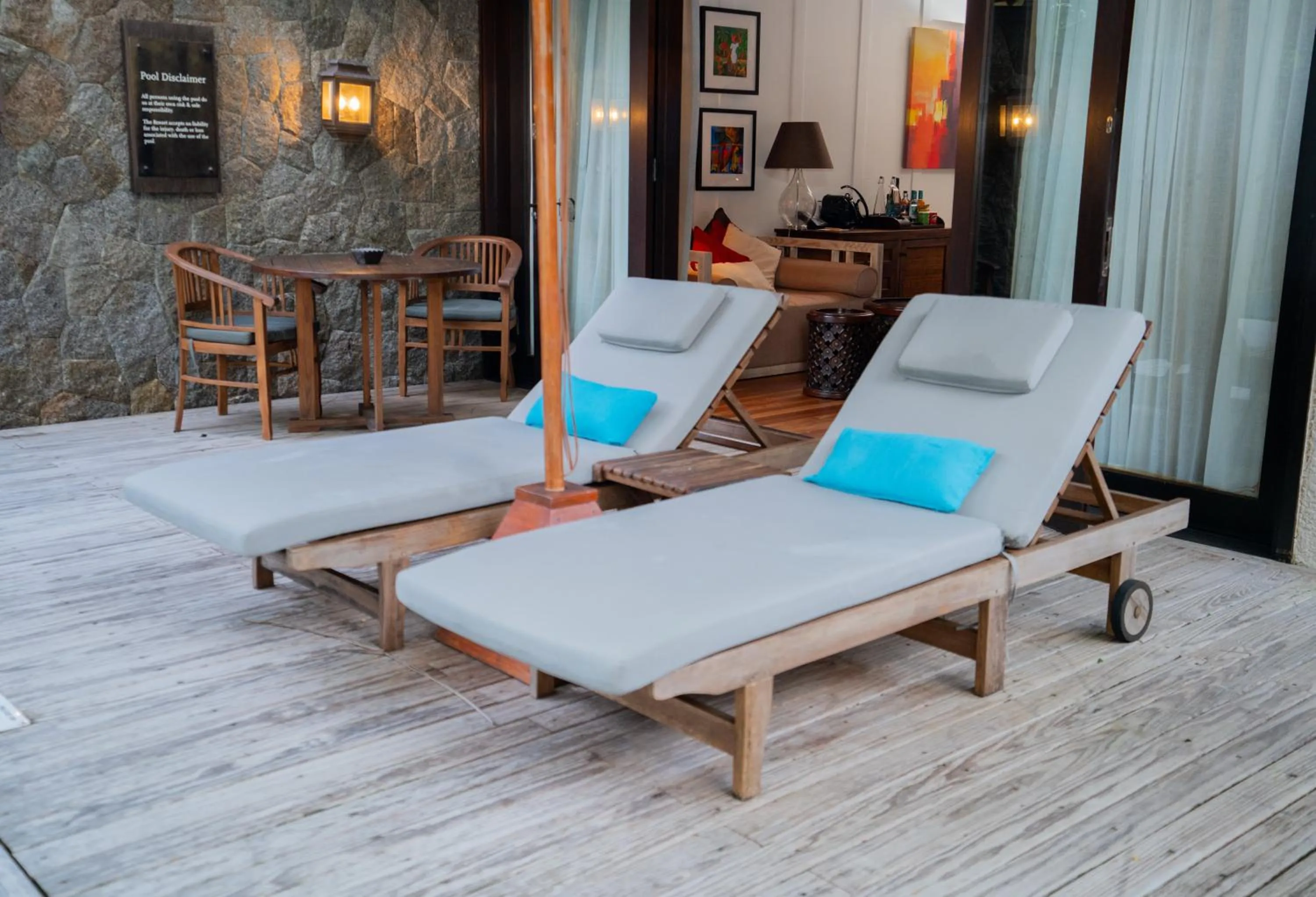 Swimming pool in STORY Seychelles