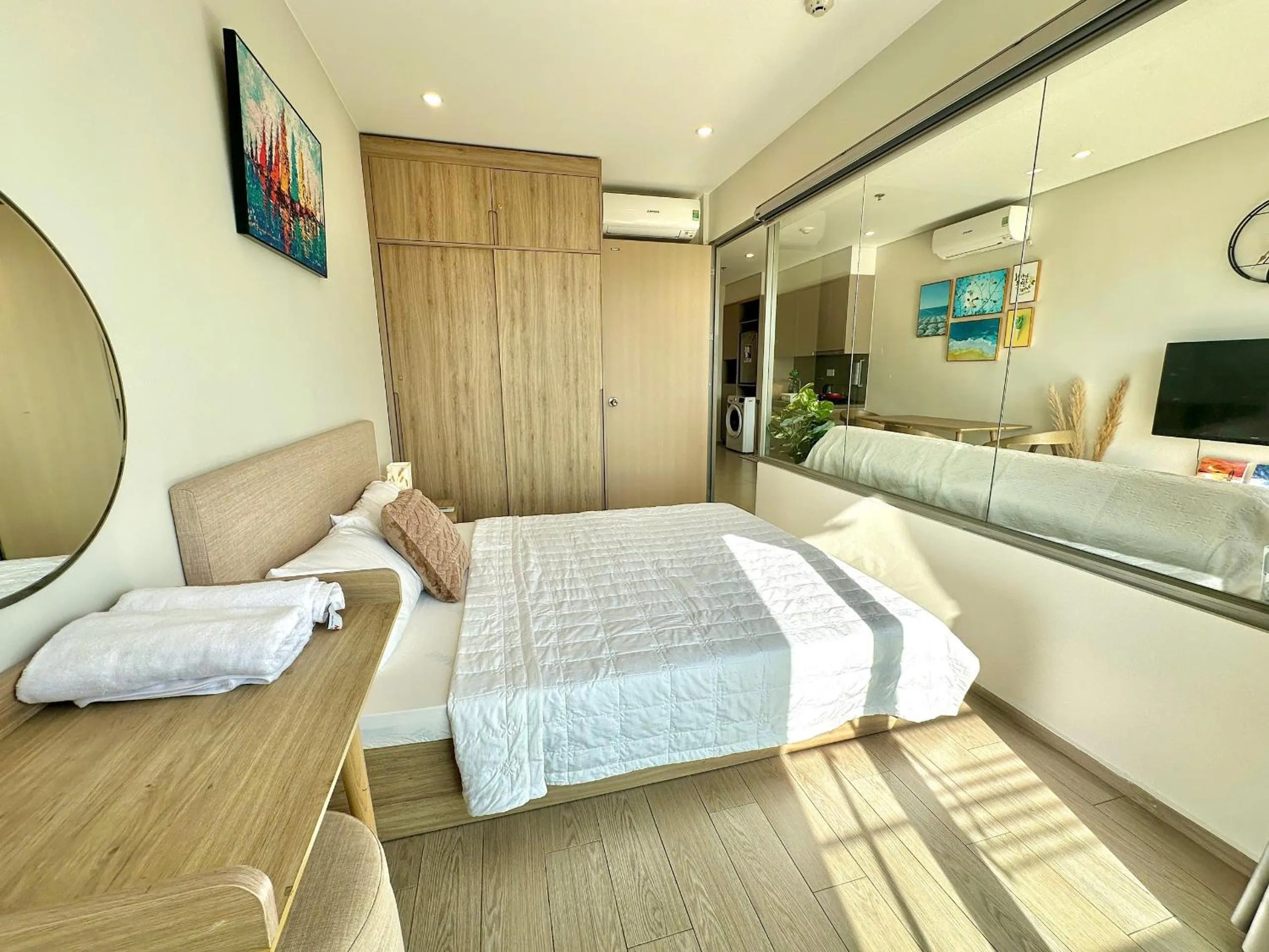 Bed in The Song Vung Tau Apartment