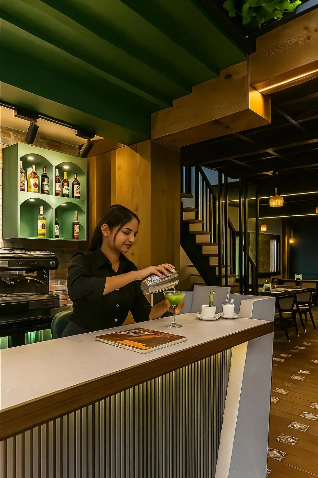 Restaurant/places to eat in Hotel Green View - Behind Pramarth Niketan