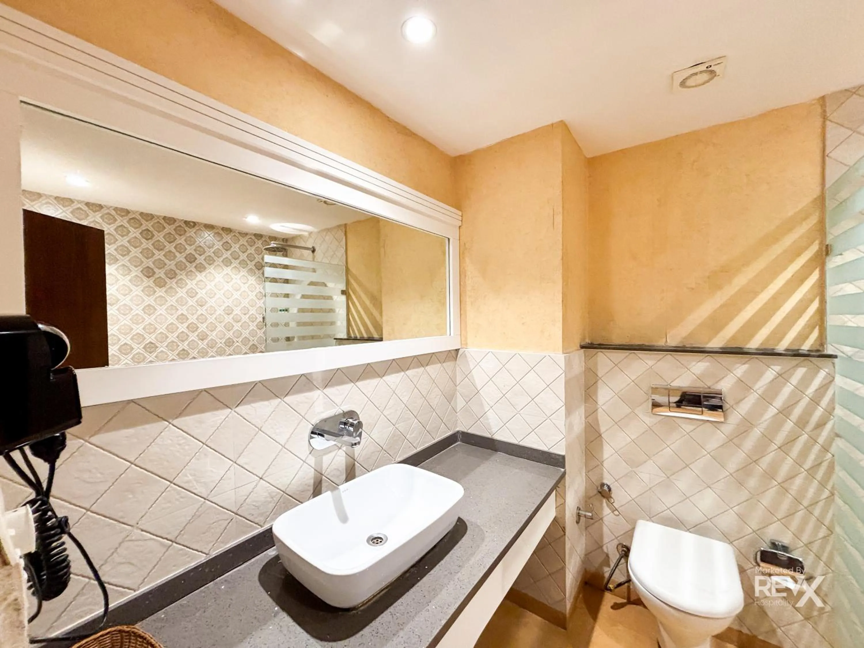 Shower in Hotel Green View - Behind Pramarth Niketan