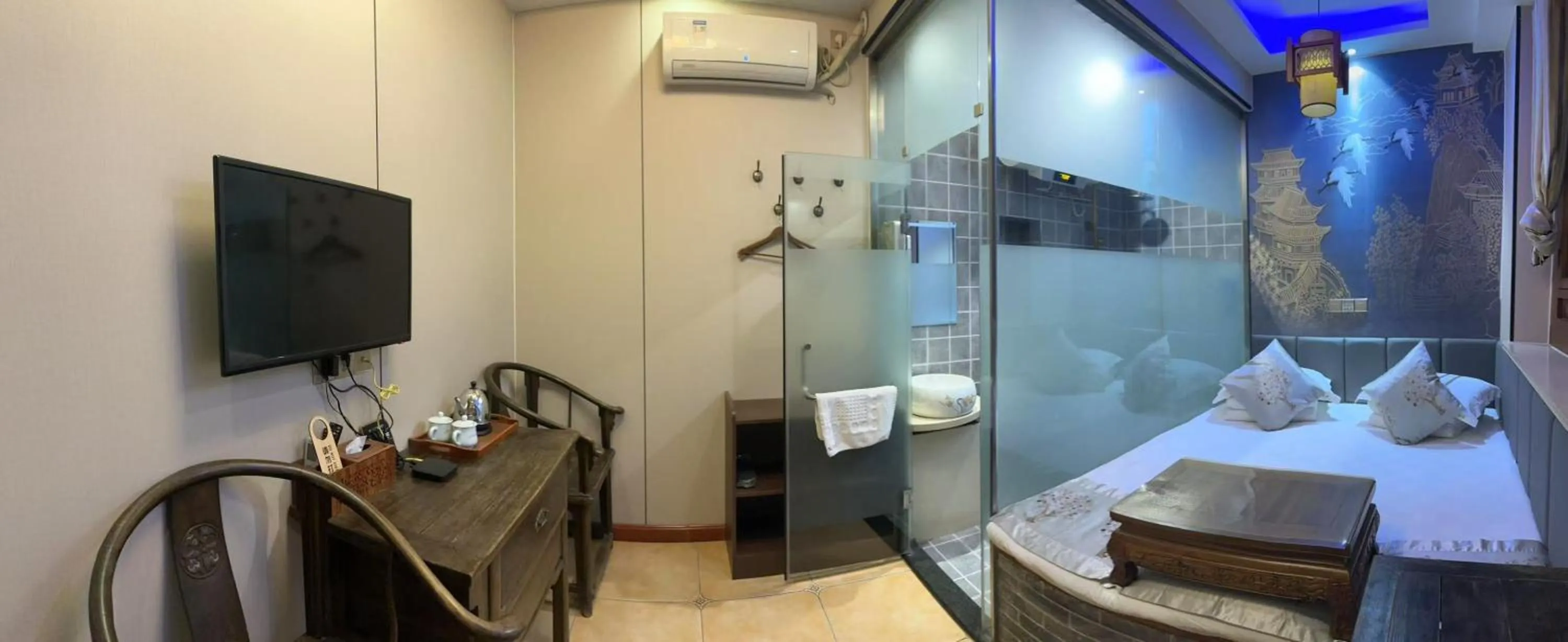 Bed in Pingyao HongJingYuanGuesthouse