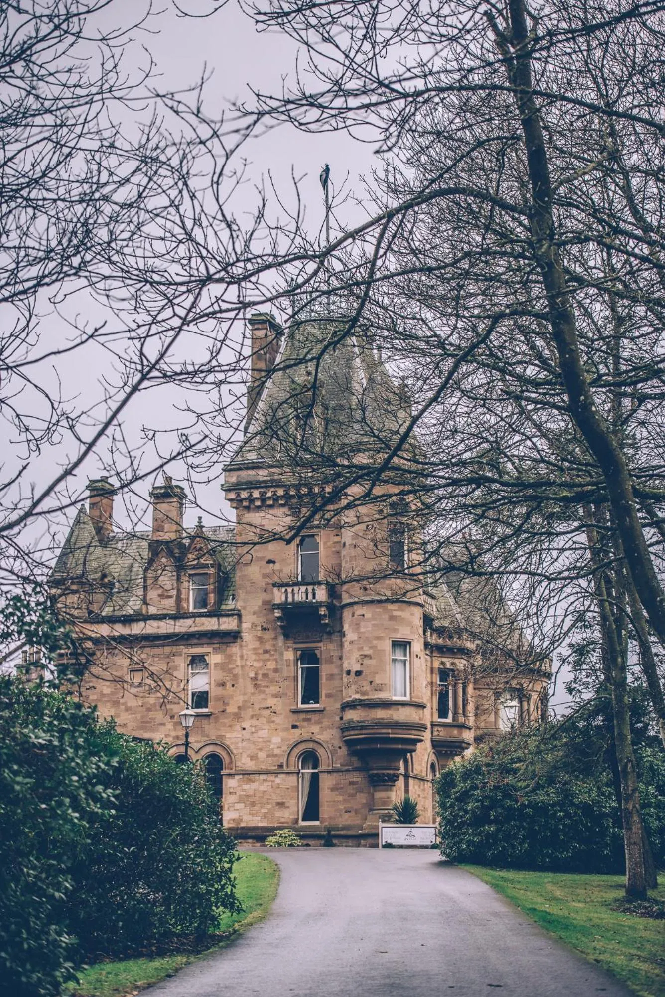 Facade/entrance in Cornhill Castle