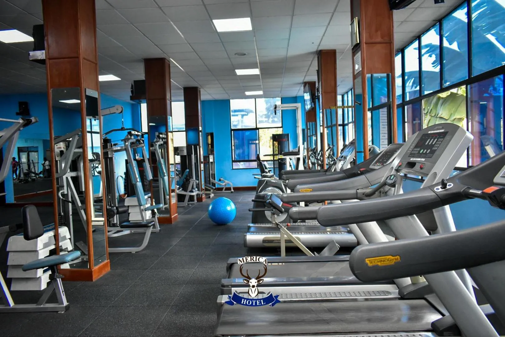Fitness centre/facilities in Merica Hotel