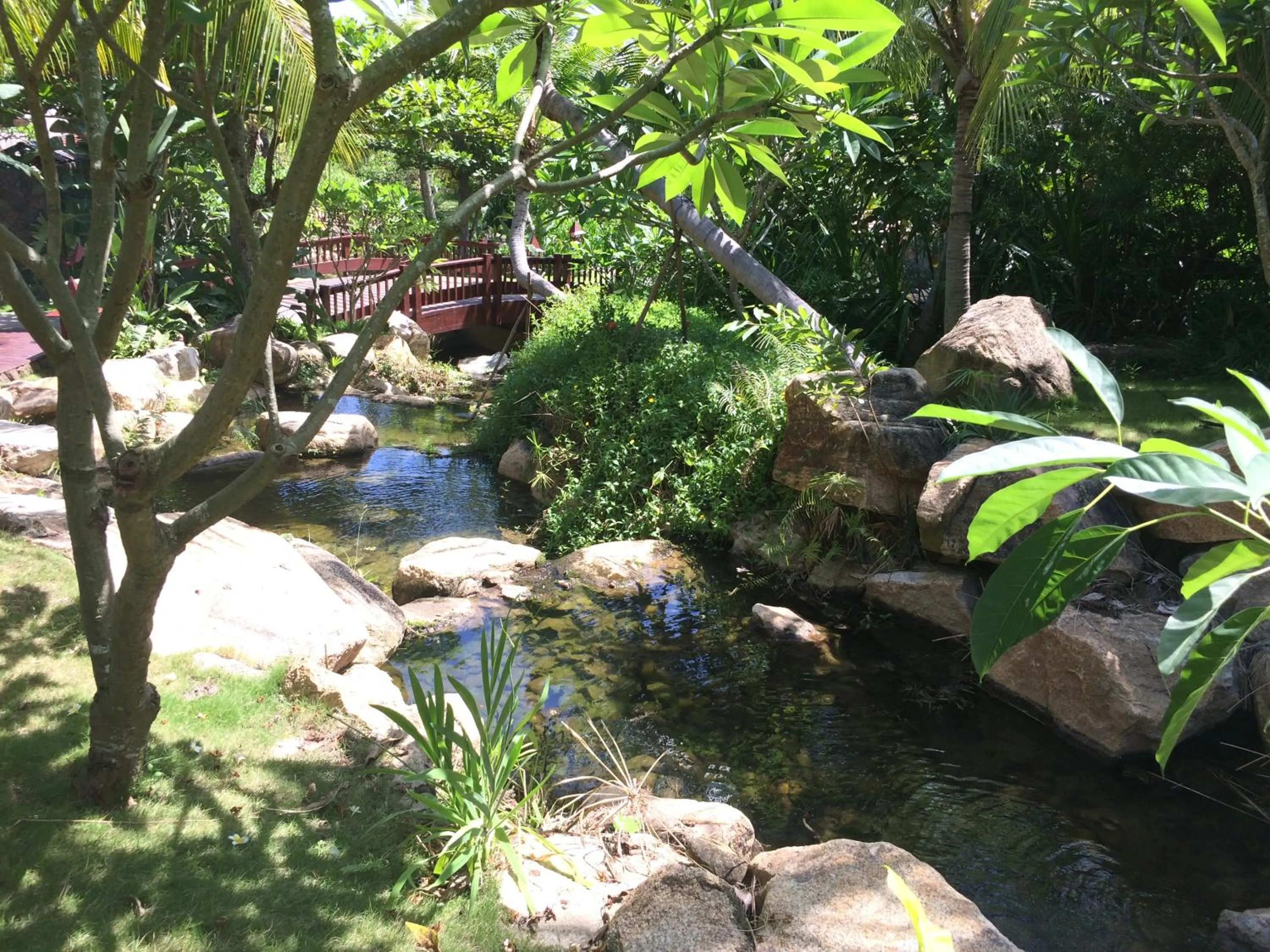 Garden in Stony Brook Villa Jianguo Resort Sanya
