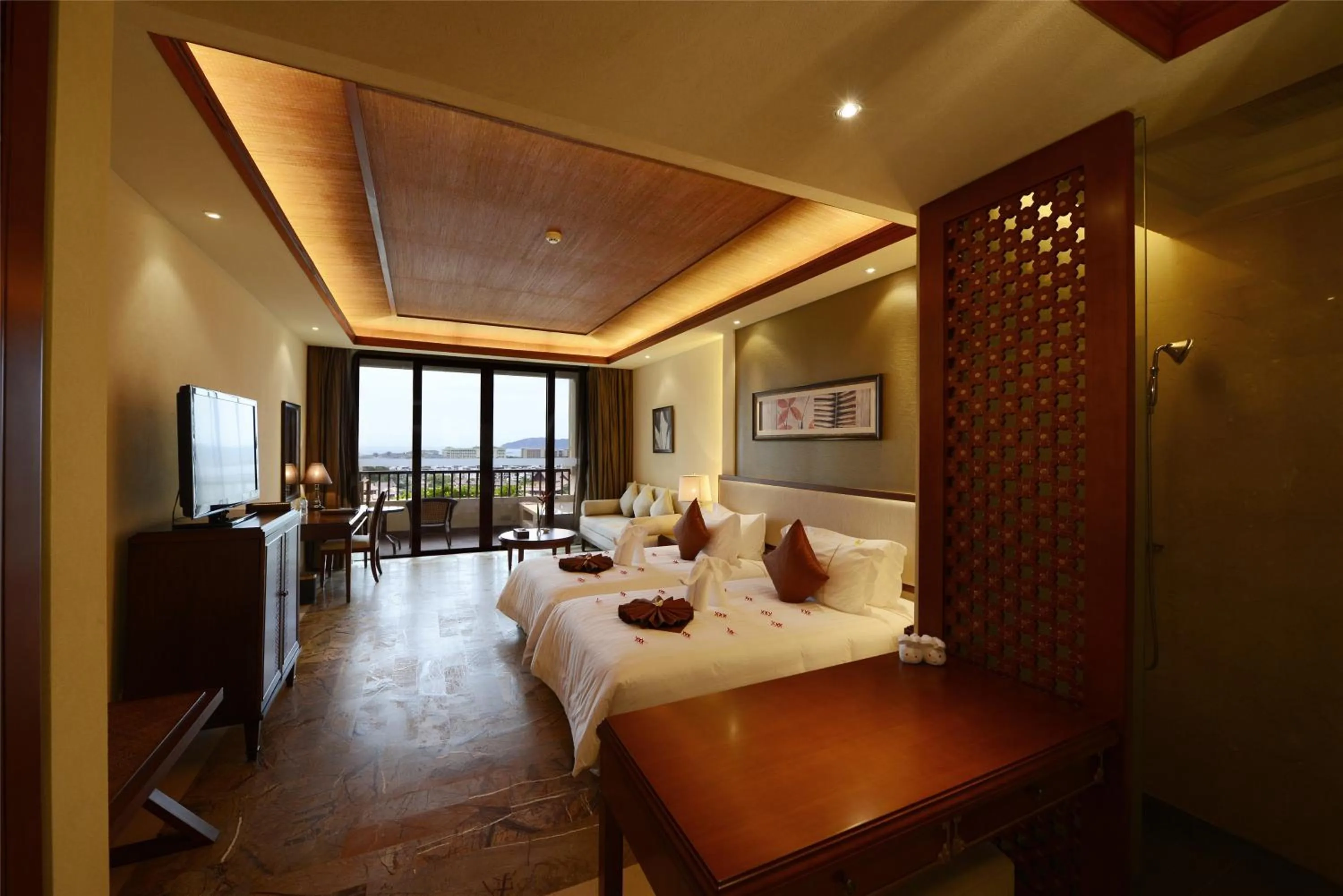 Photo of the whole room, Bed in Stony Brook Villa Jianguo Resort Sanya