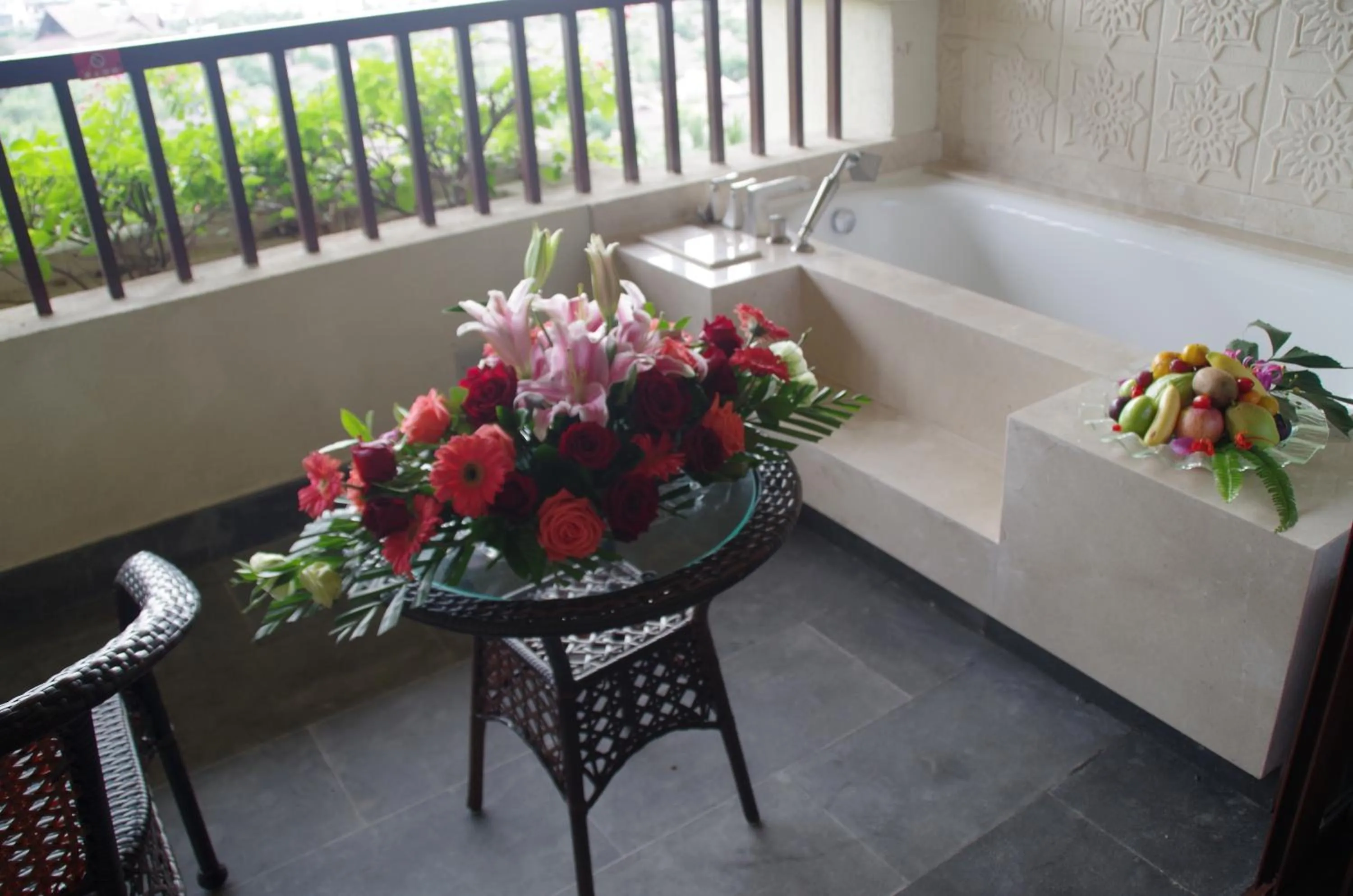 Balcony/Terrace in Stony Brook Villa Jianguo Resort Sanya