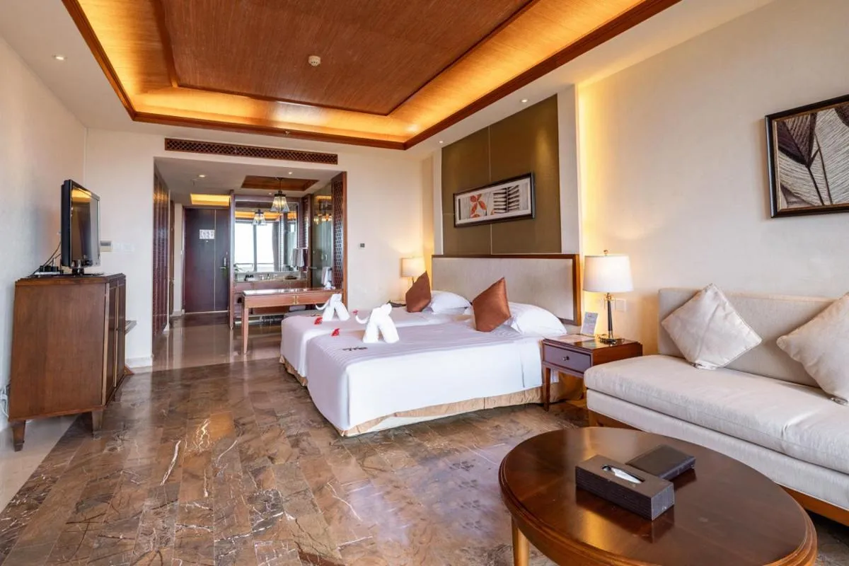 Bedroom, Bed in Stony Brook Villa Jianguo Resort Sanya