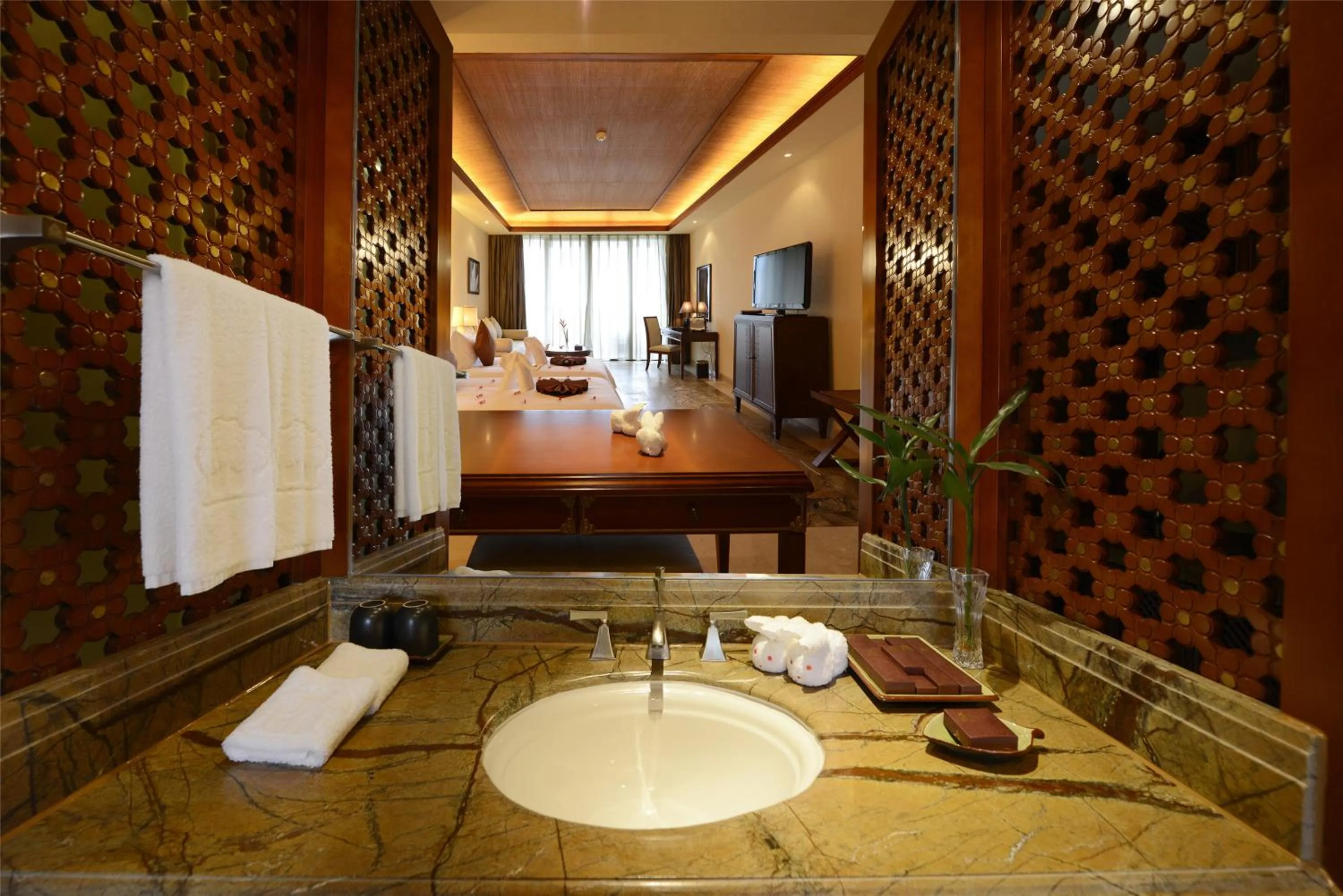 Decorative detail in Stony Brook Villa Jianguo Resort Sanya