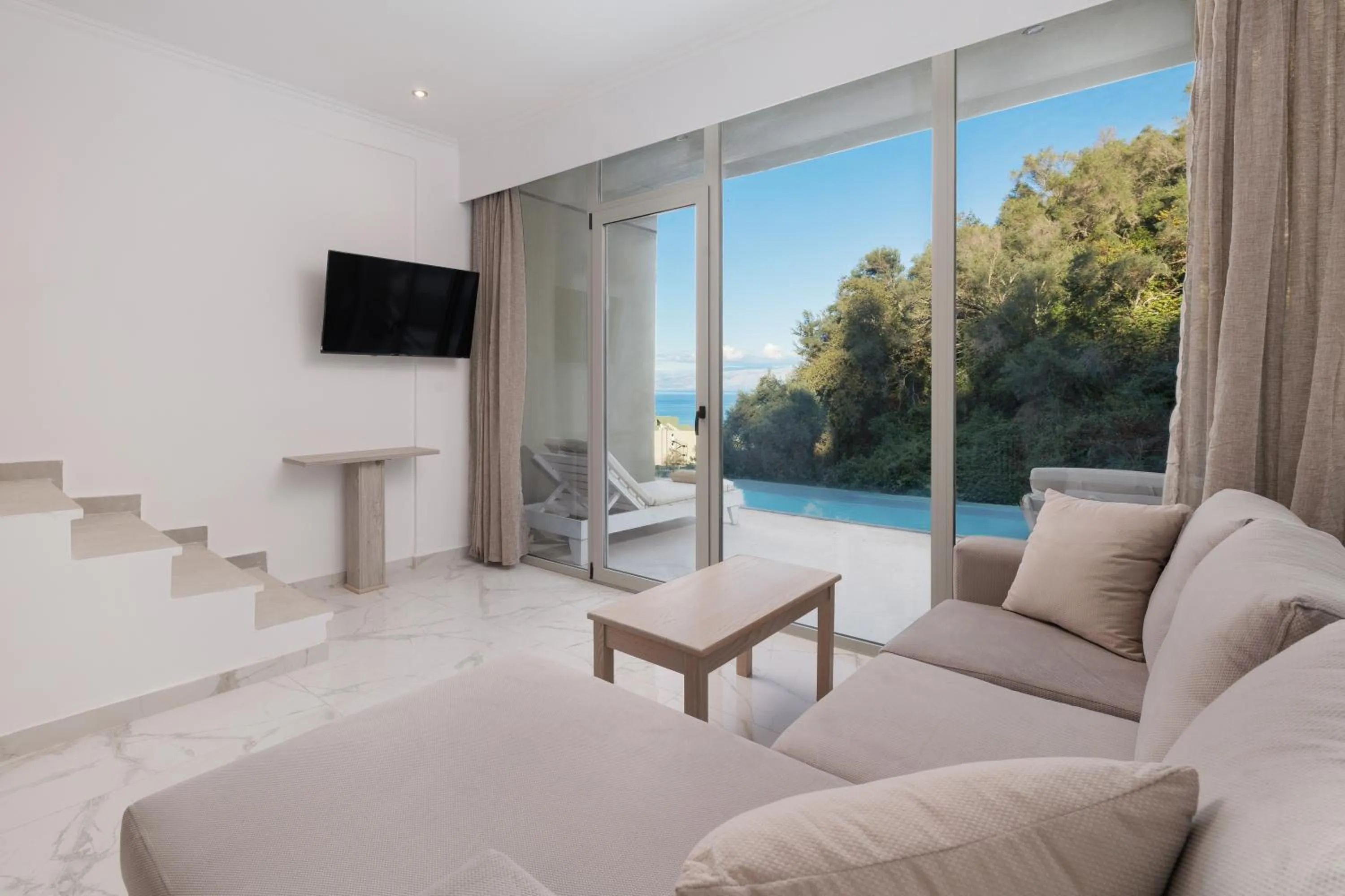 Living room in Mythos Panorama - Adults Only