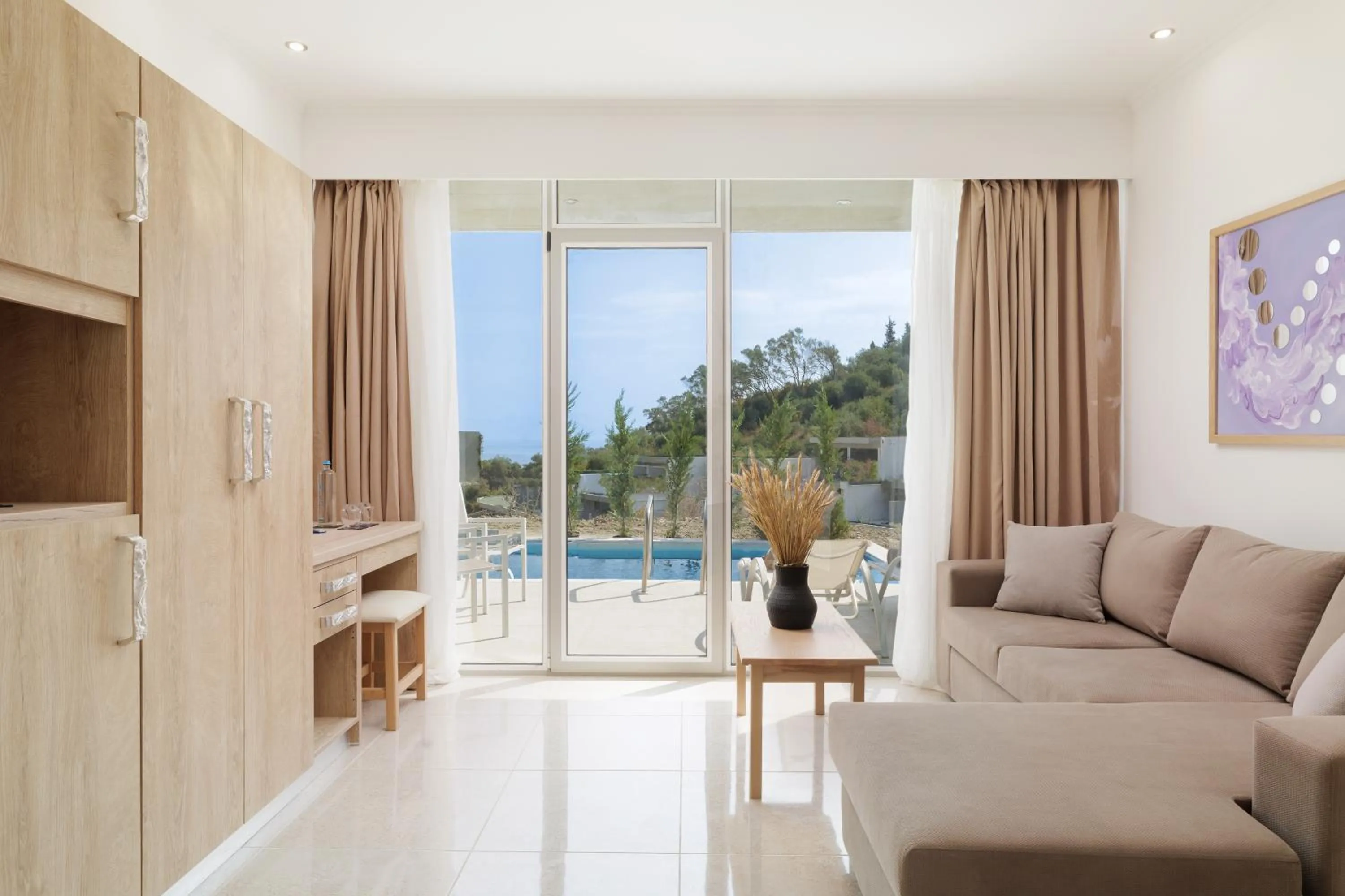 Living room in Mythos Panorama - Adults Only