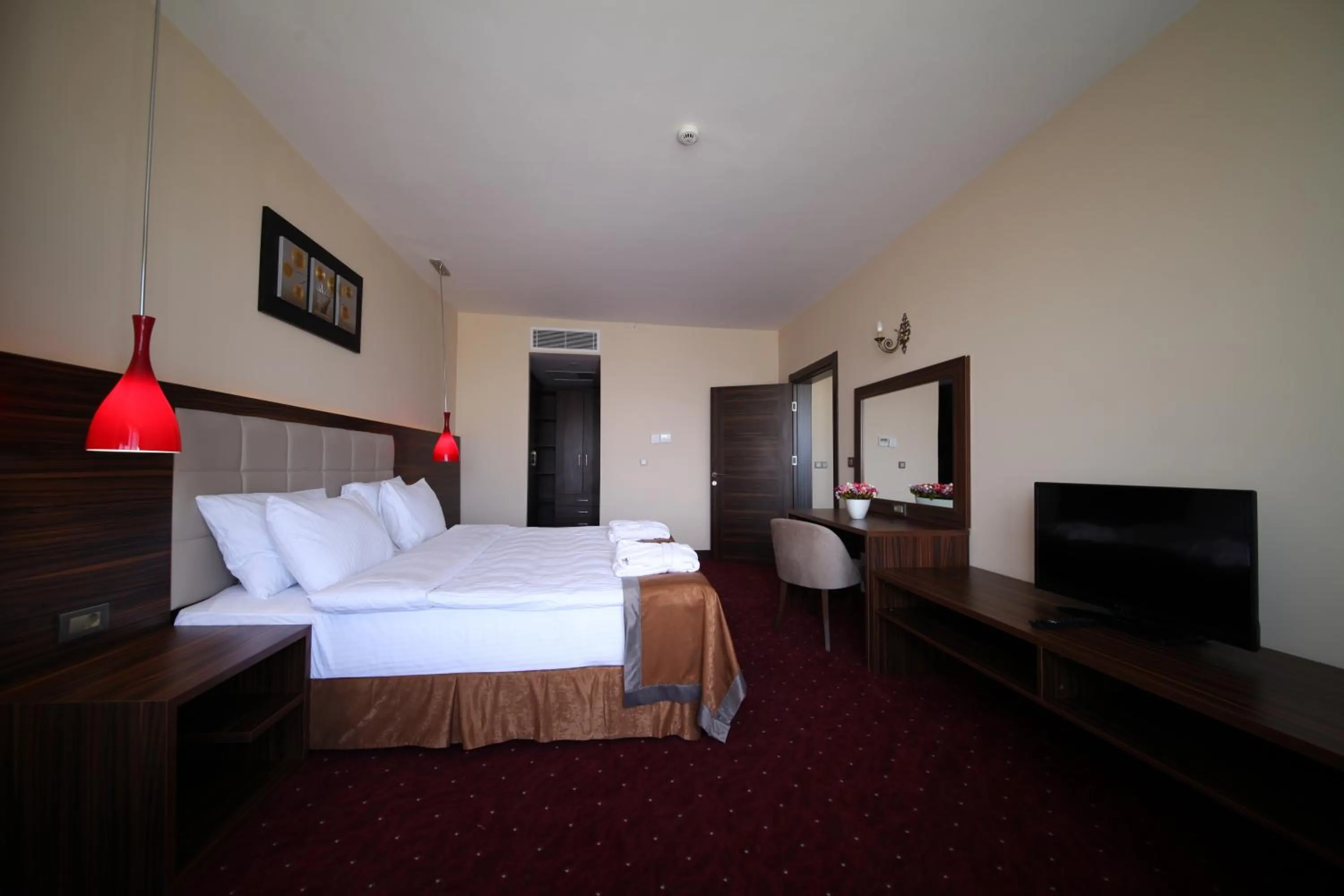 Decorative detail, Bed in Safa Sorgun Thermal Hotel