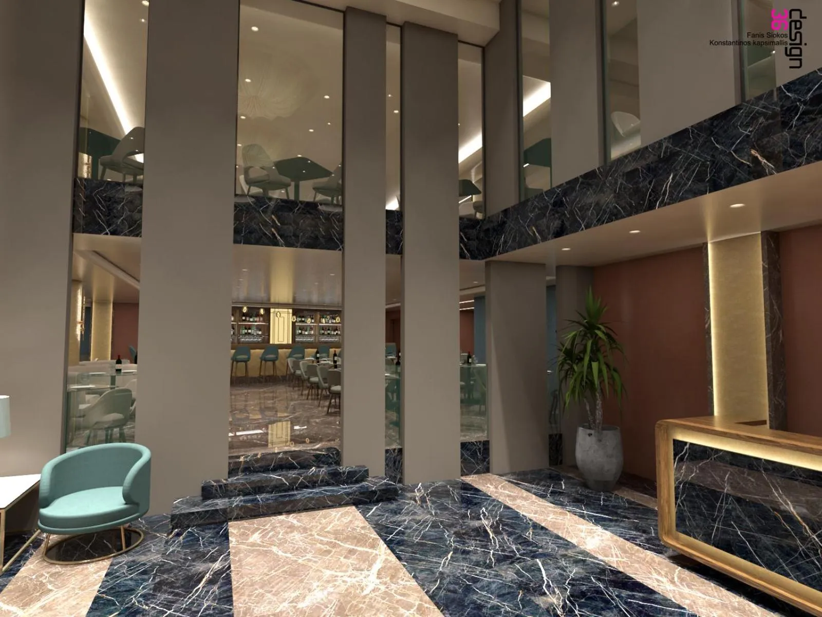 Lobby or reception in Great Athens Hotel