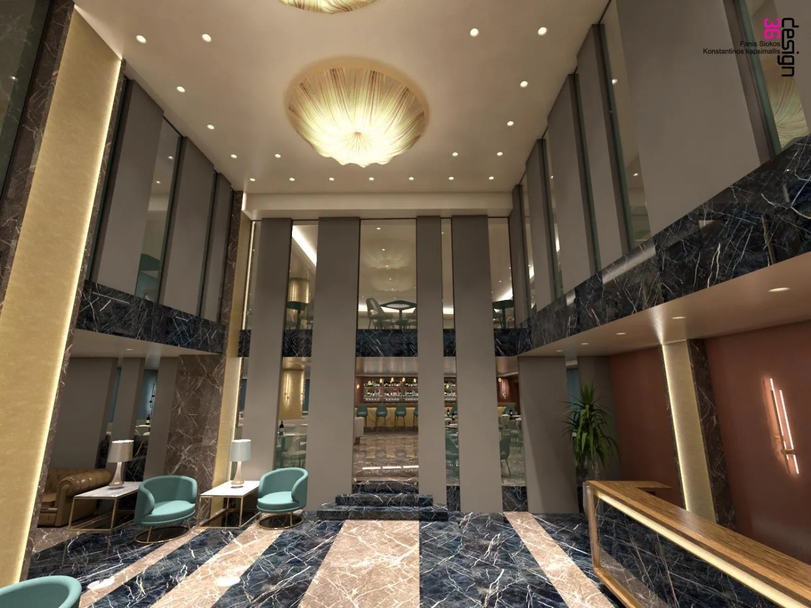 Lobby or reception in Great Athens Hotel