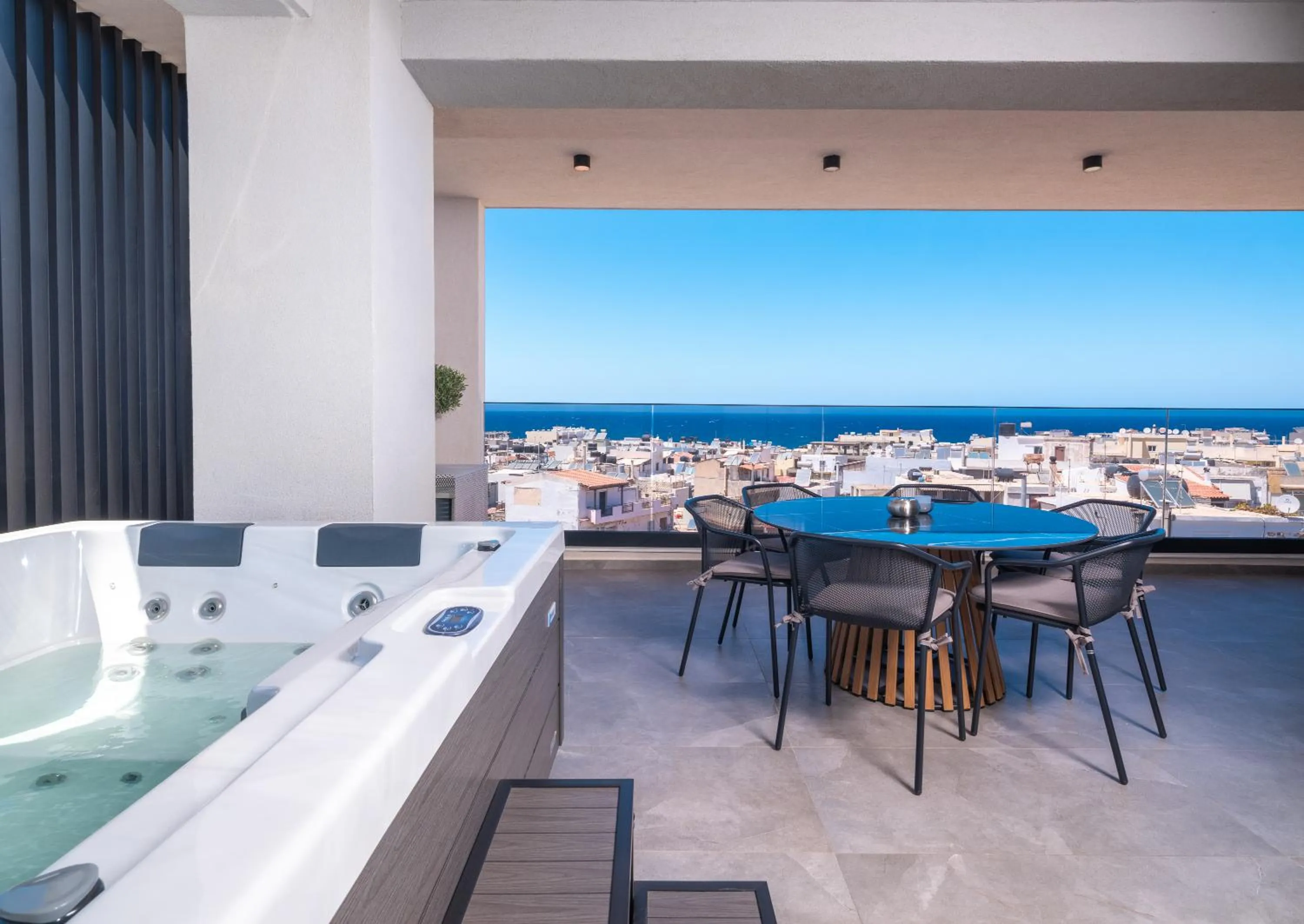 Hot Tub in Captain Napoleon Paterakis CNP Luxurious Suites