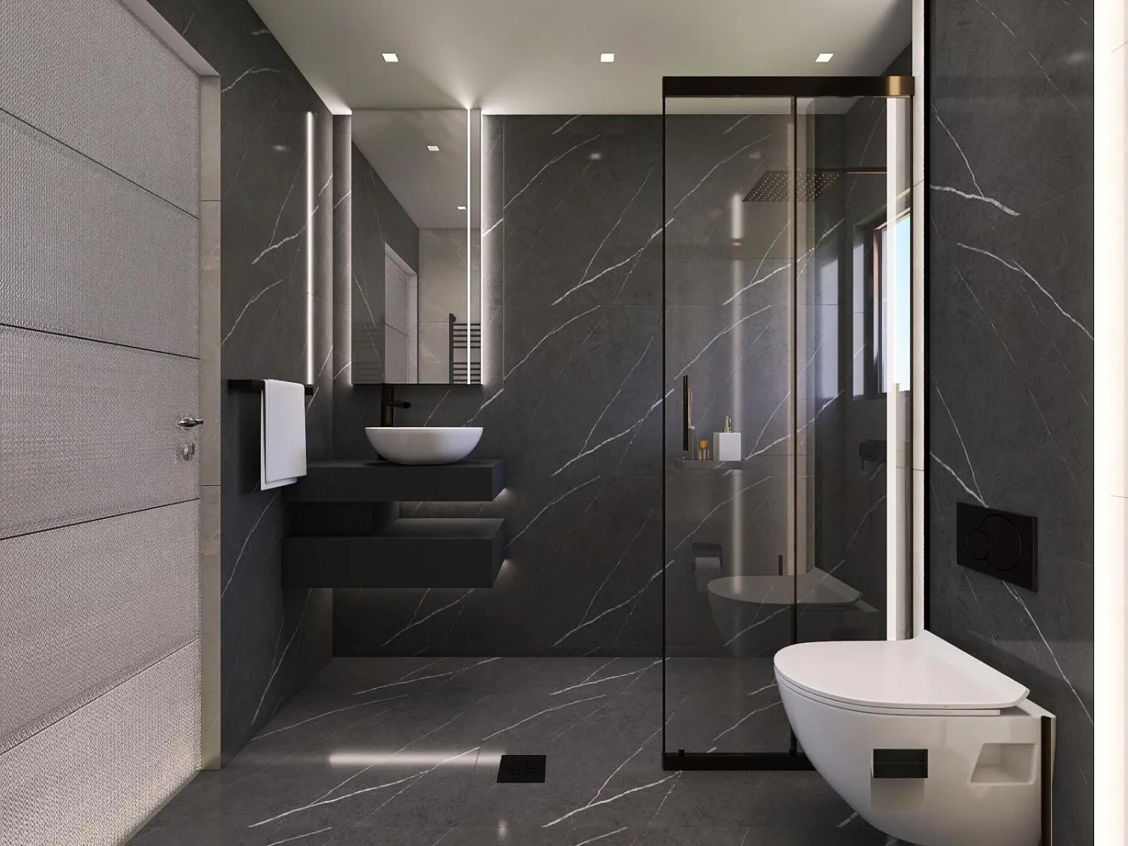 Bathroom in Captain Napoleon Paterakis CNP Luxurious Suites