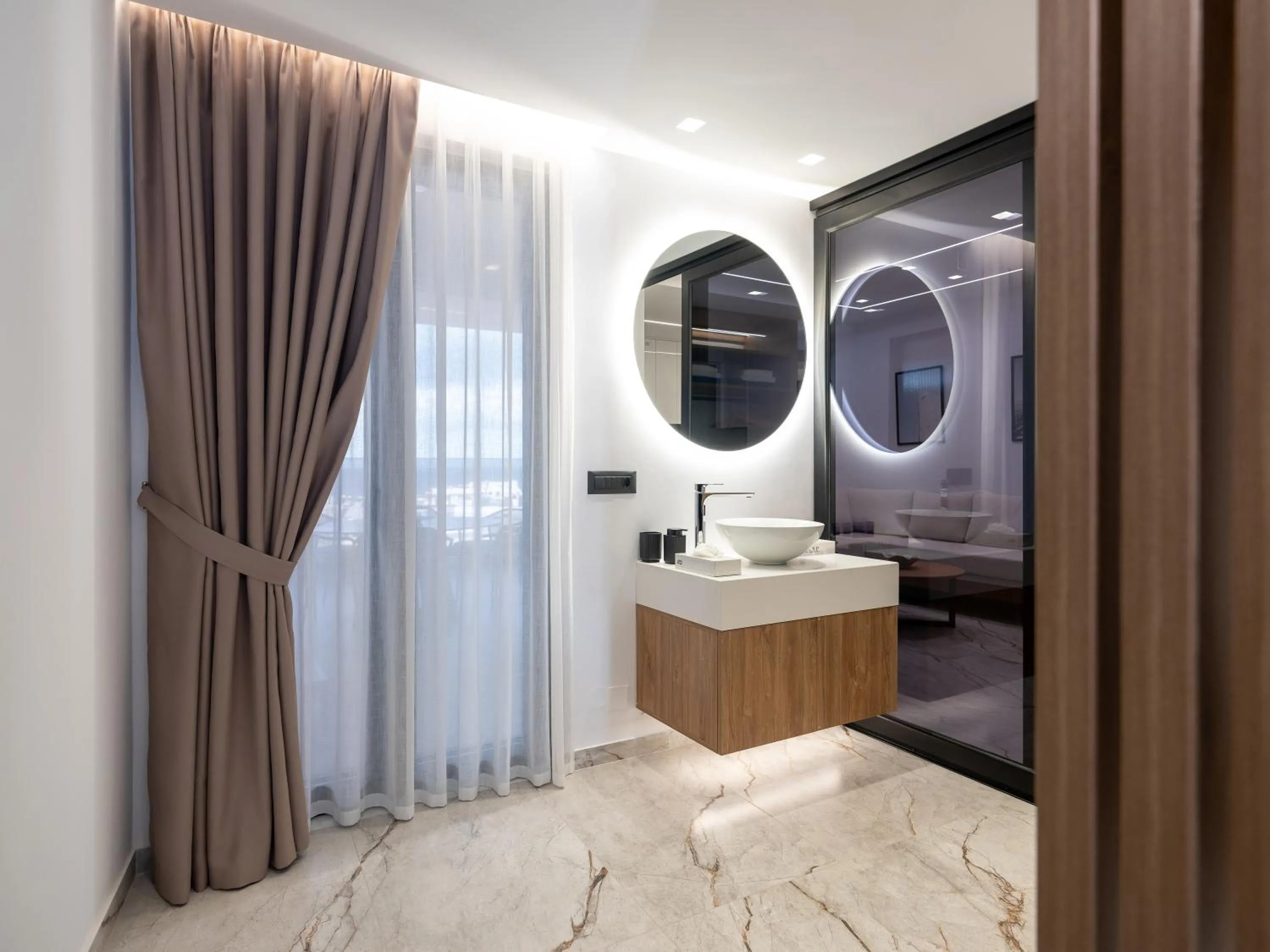 Bathroom in Captain Napoleon Paterakis CNP Luxurious Suites